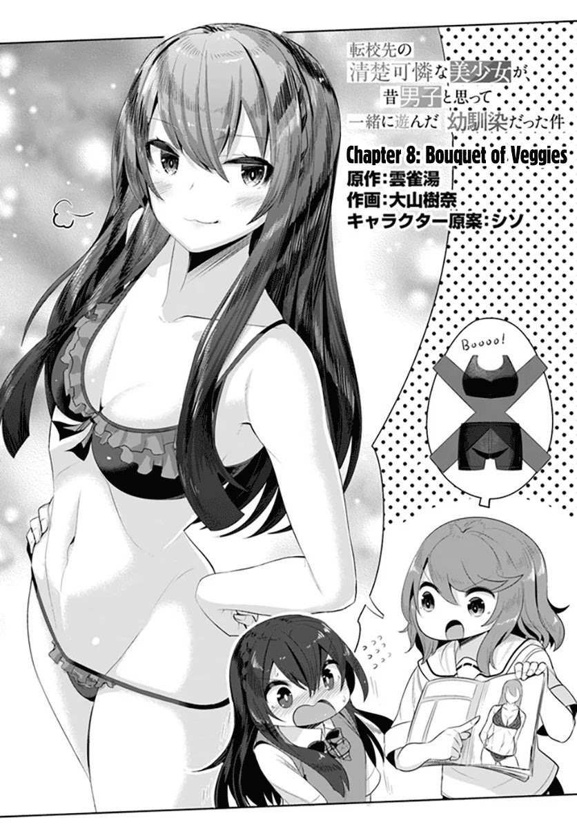 Tenkosaki: The Neat and Pretty Girl at My New School Is a Childhood Friend of Mine Who I Thought Was a Boy Chapter 8 page 2 - Chapter 8: Bouquet of Veggies