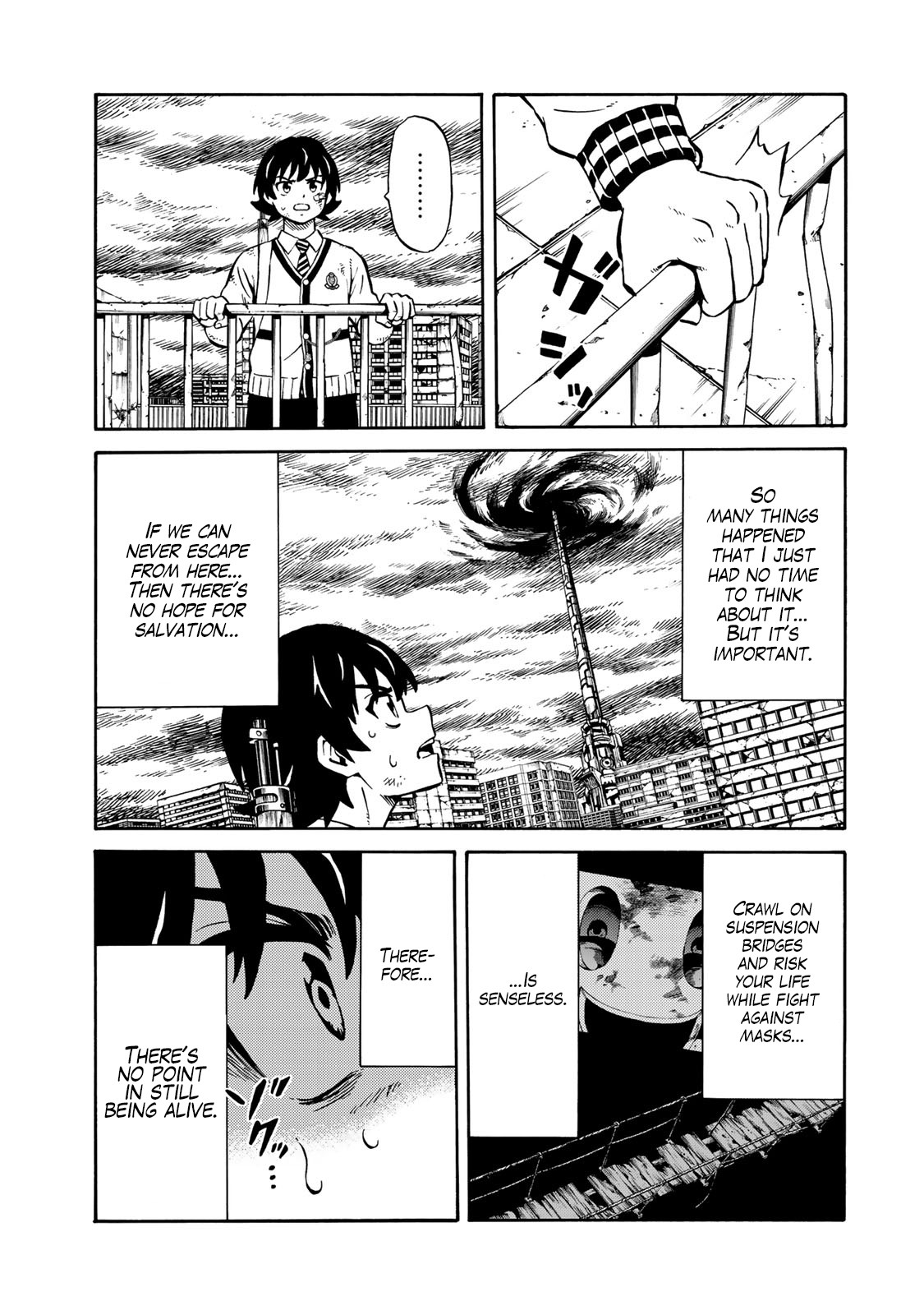 Tenkuu Shinpan Arrive Chapter 10 page 3 - Chapter 10: What are you looking at?