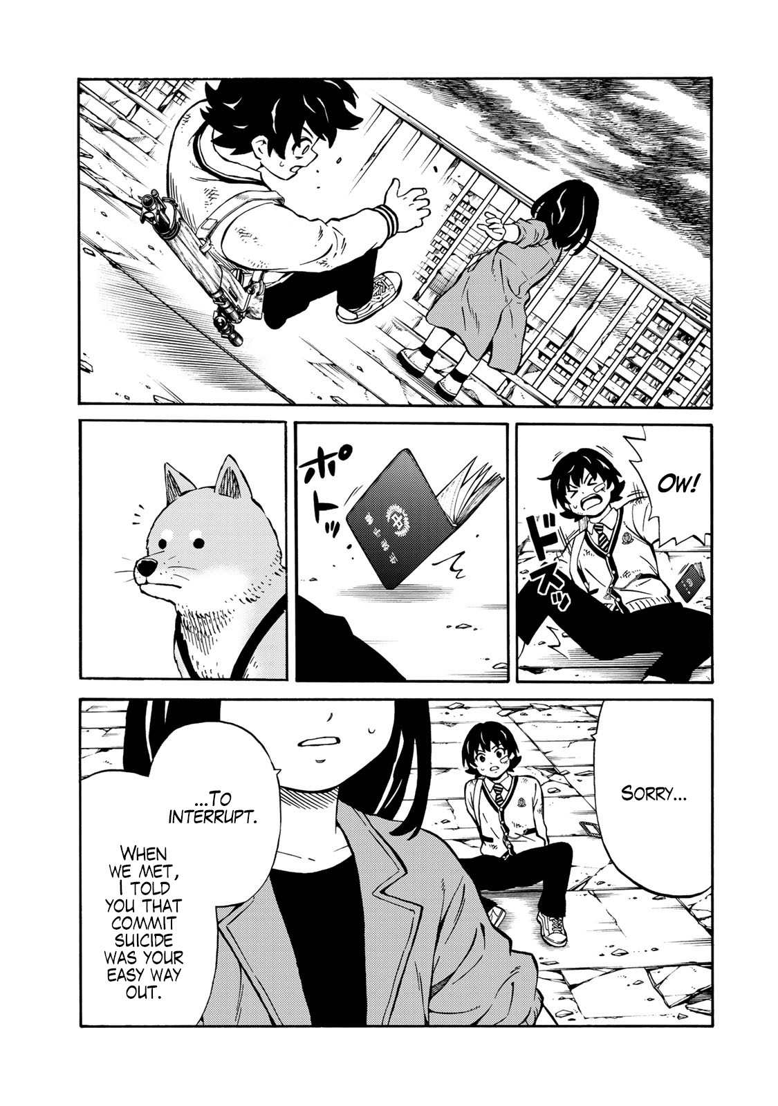 Tenkuu Shinpan Arrive Chapter 10 page 5 - Chapter 10: What are you looking at?