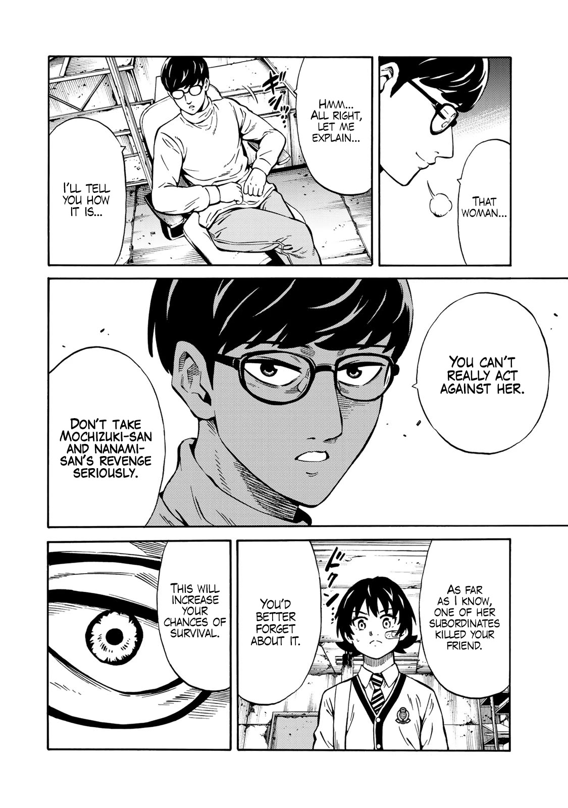 Tenkuu Shinpan Arrive Chapter 16 page 14 - Chapter 16: Your chances of survival