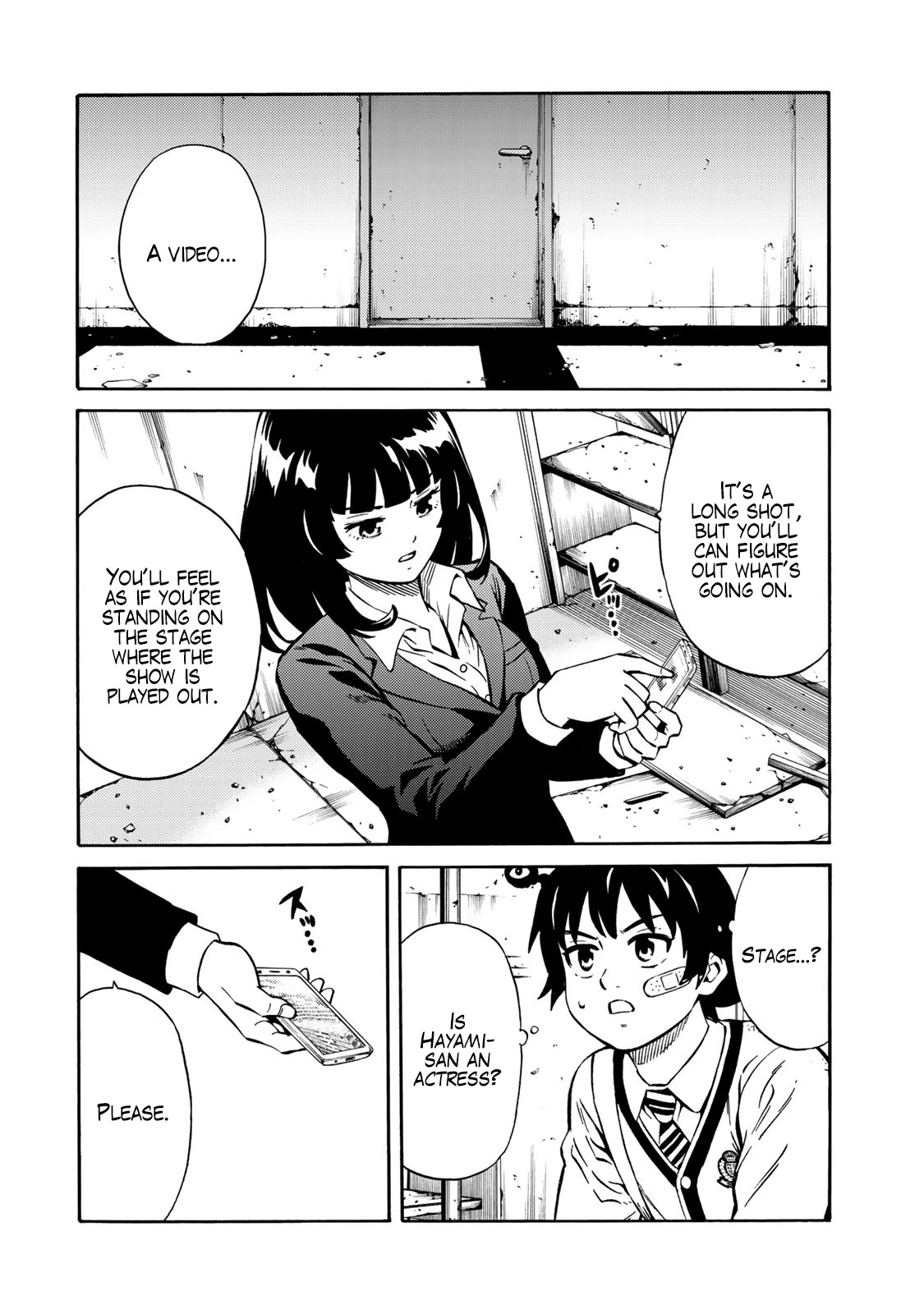 Tenkuu Shinpan Arrive Chapter 19 page 8 - Chapter 19: Experiment