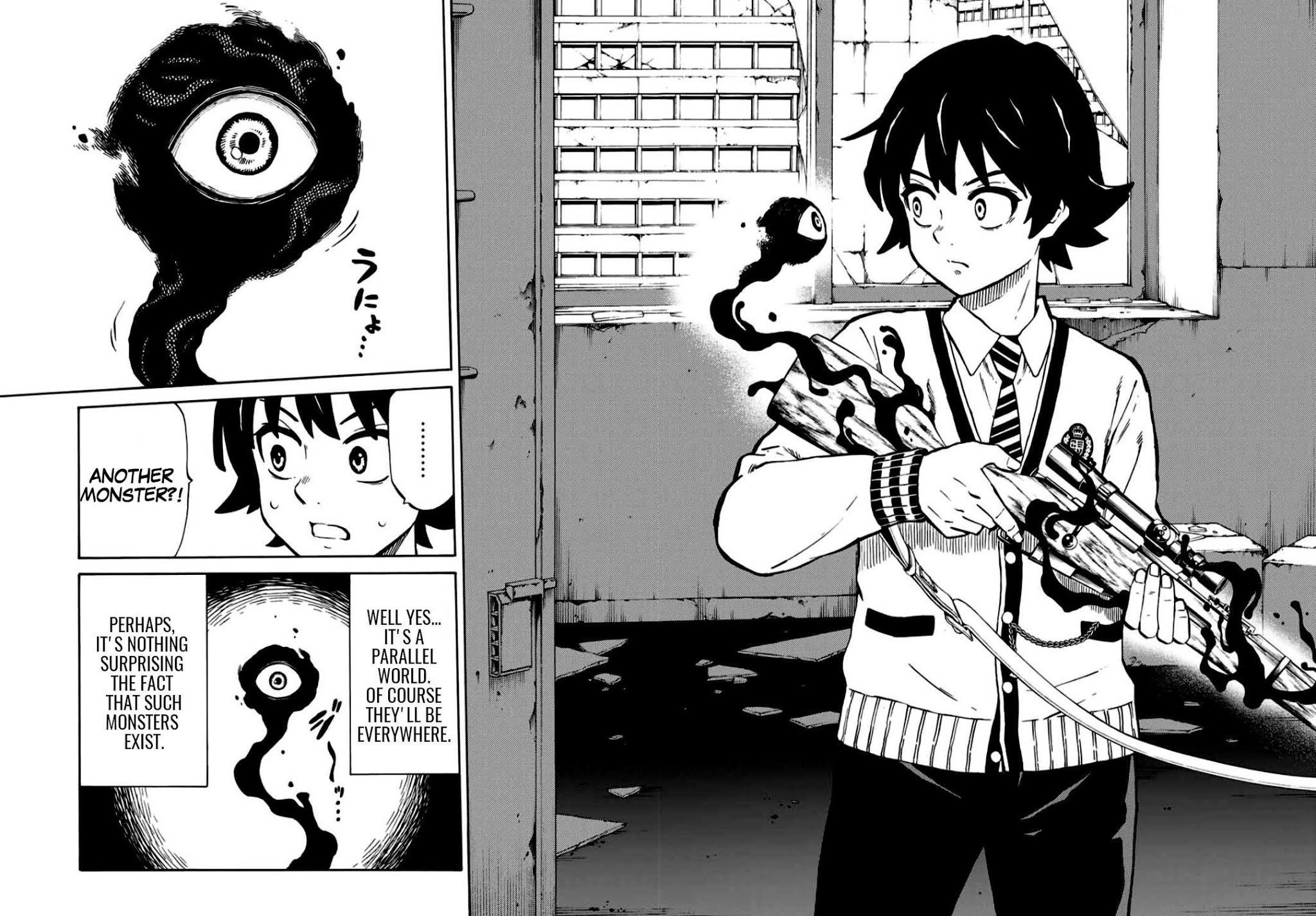 Tenkuu Shinpan Arrive Chapter 3 page 14 - Chapter 3: Parallel World