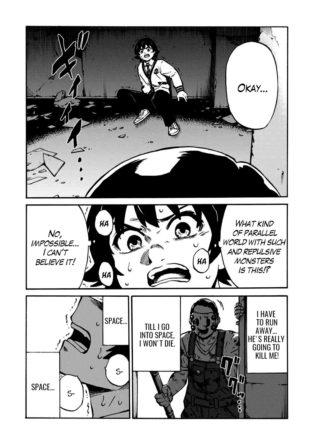 Tenkuu Shinpan Arrive Chapter 3 page 4 - Chapter 3: Parallel World