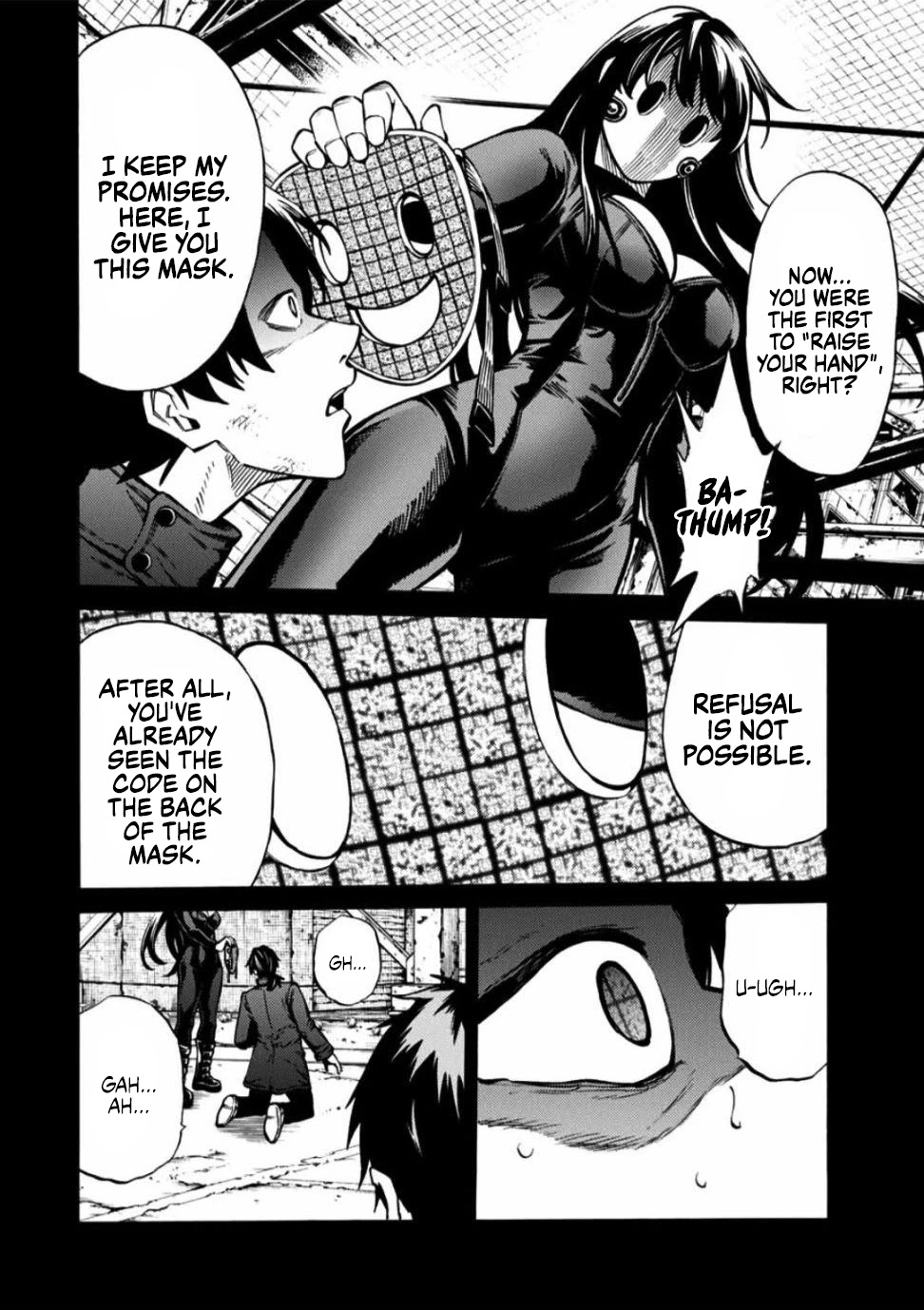 Tenkuu Shinpan Arrive Chapter 30 page 14 - Chapter 30: Raised hand
