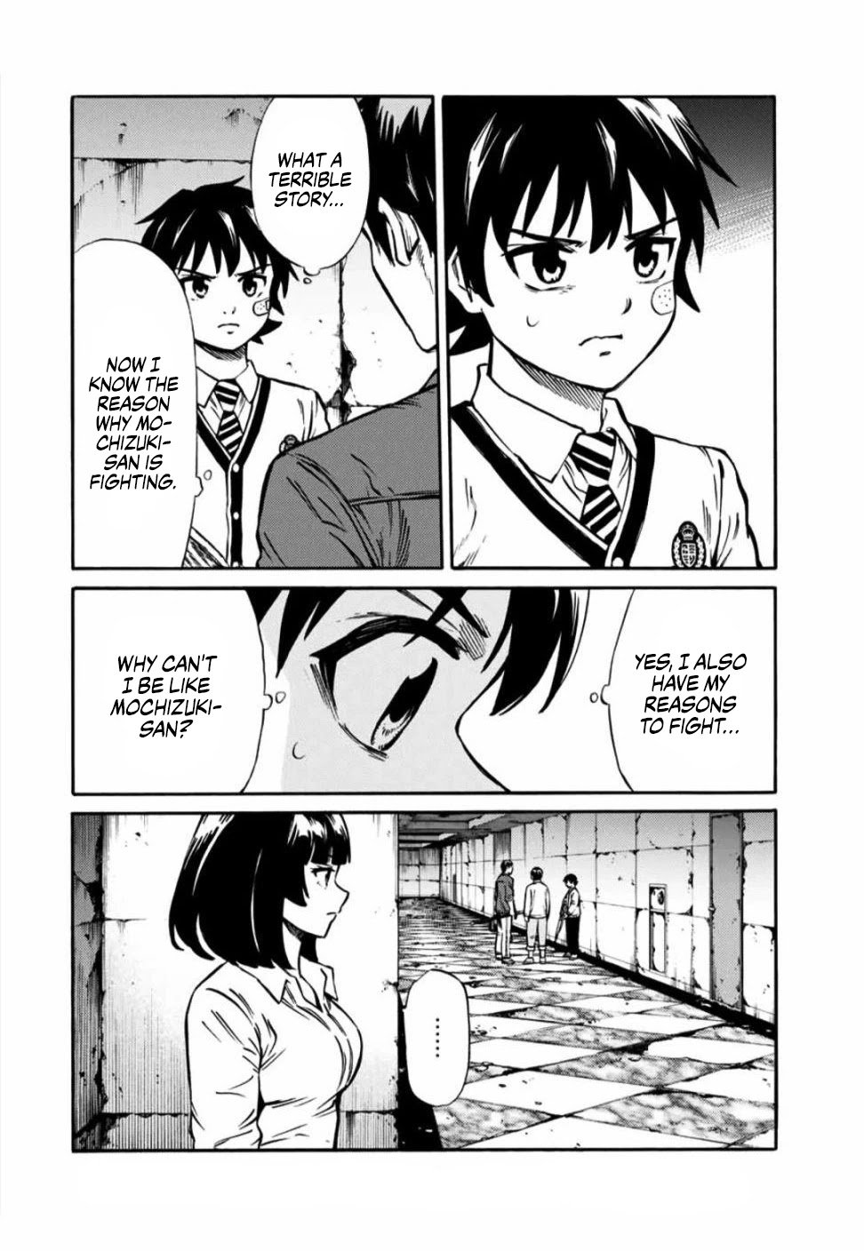 Tenkuu Shinpan Arrive Chapter 30 page 16 - Chapter 30: Raised hand