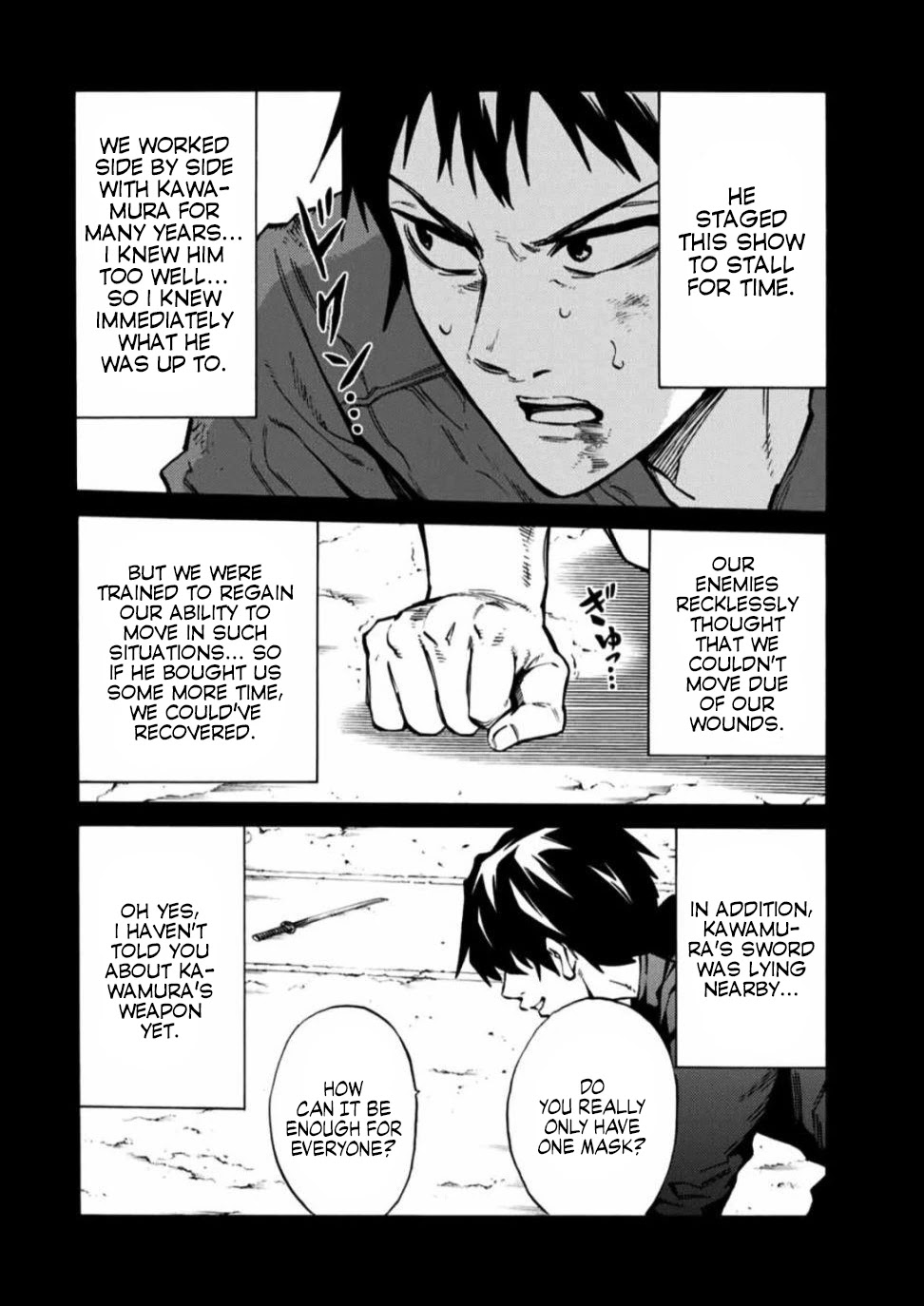 Tenkuu Shinpan Arrive Chapter 30 page 4 - Chapter 30: Raised hand