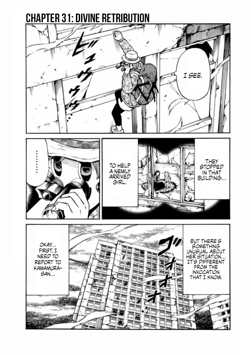 Tenkuu Shinpan Arrive Chapter 31 page 1 - Chapter 31: Divine Retribution