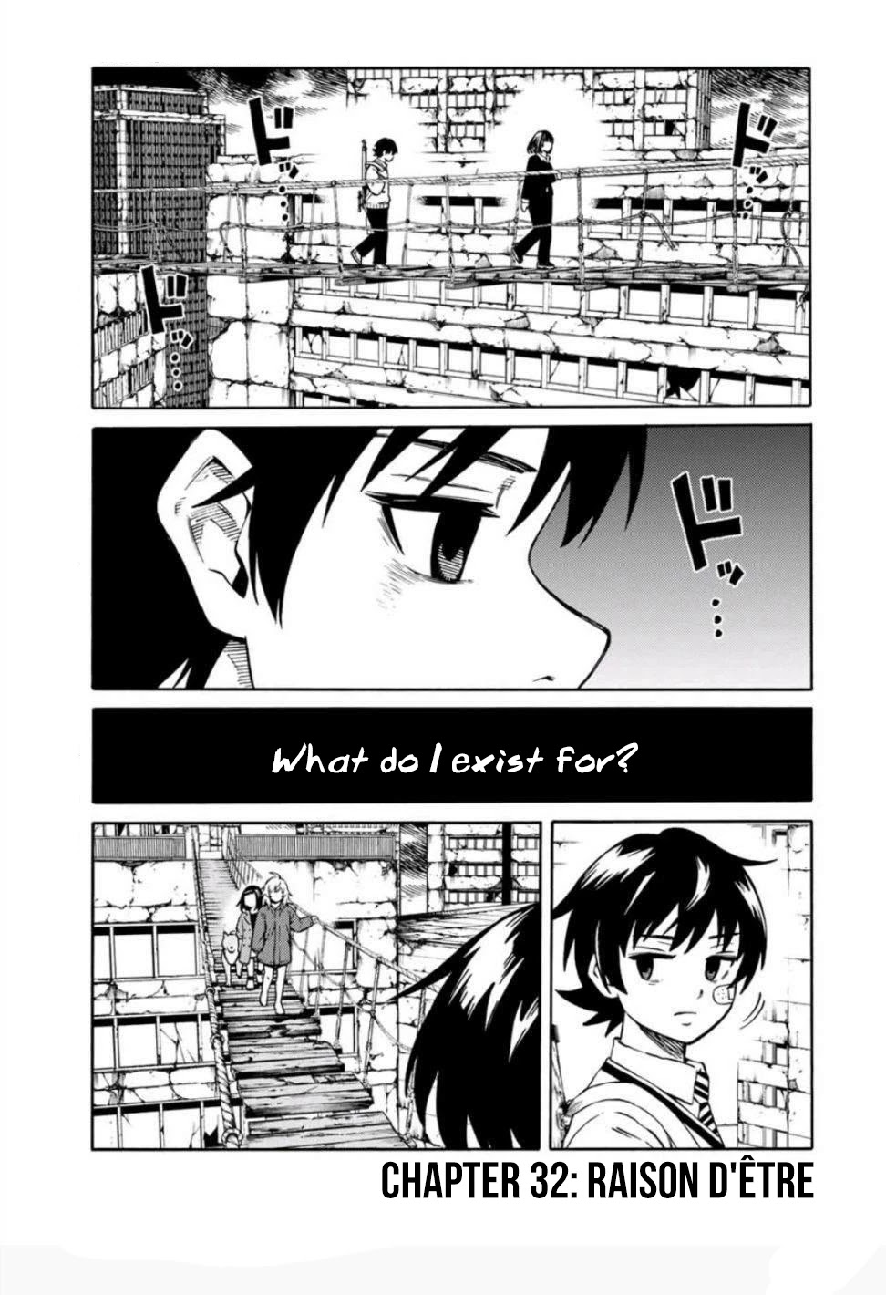 Tenkuu Shinpan Arrive Chapter 32 page 1 - Chapter 32: Raison d'être