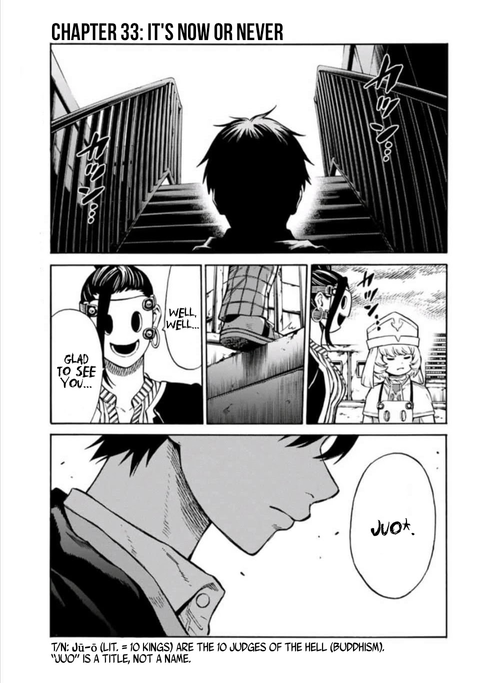Tenkuu Shinpan Arrive Chapter 33 page 1 - Chapter 33: It's now or never