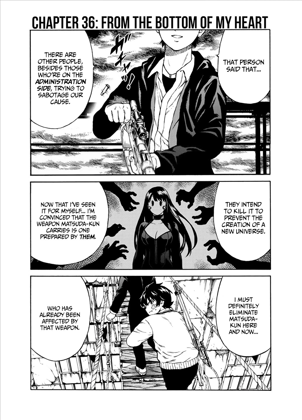 Tenkuu Shinpan Arrive Chapter 36 page 1 - Chapter 36: From the Bottom of my Heart