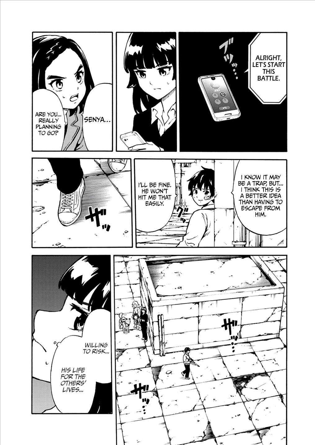Tenkuu Shinpan Arrive Chapter 36 page 13 - Chapter 36: From the Bottom of my Heart