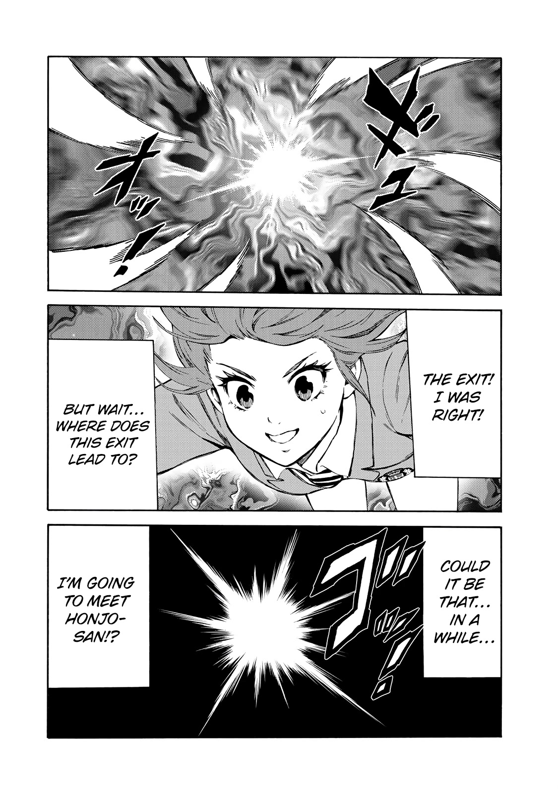 Tenkuu Shinpan Arrive Chapter 39 page 14 - Chapter 39: I Can Tell