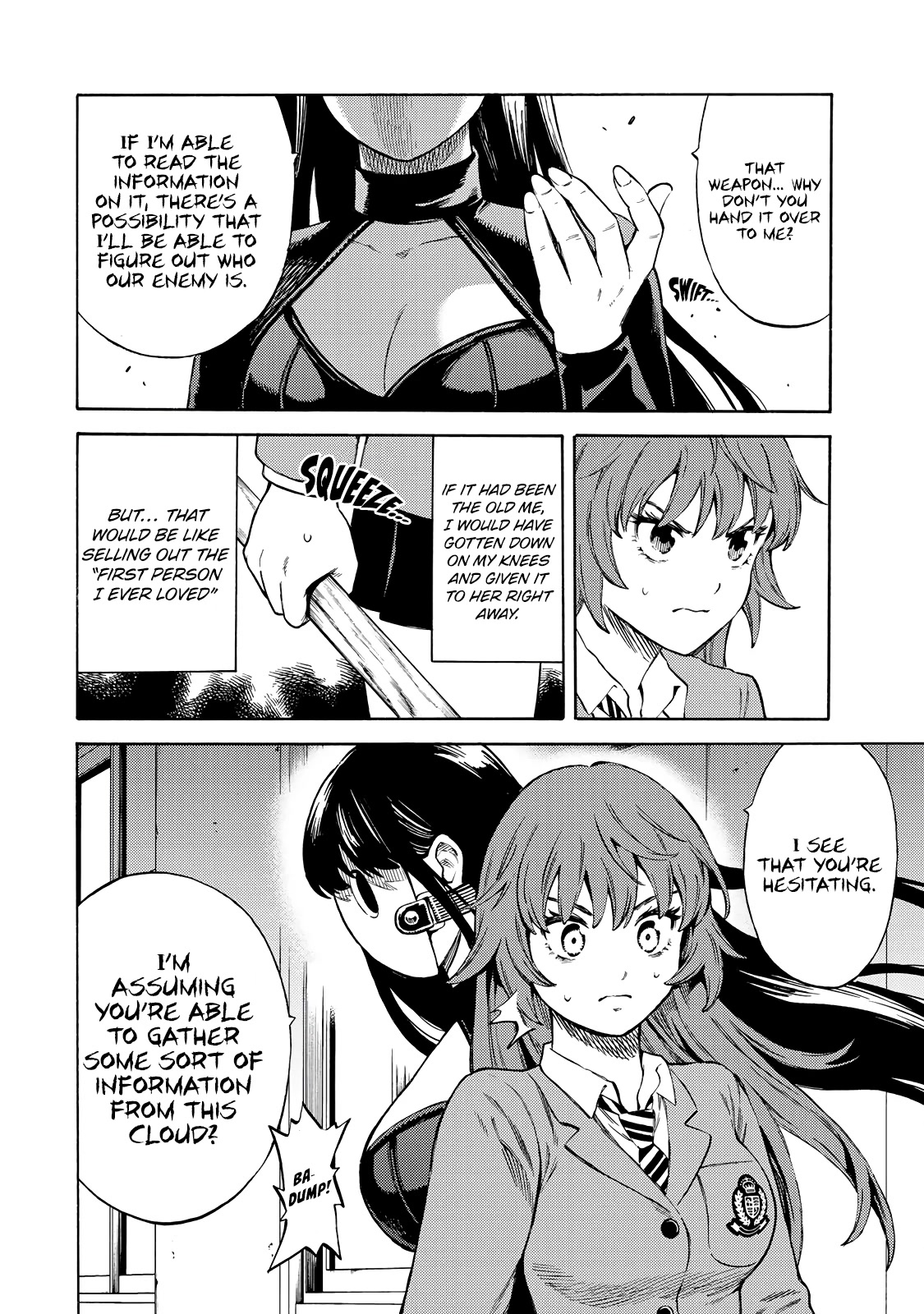 Tenkuu Shinpan Arrive Chapter 39 page 4 - Chapter 39: I Can Tell