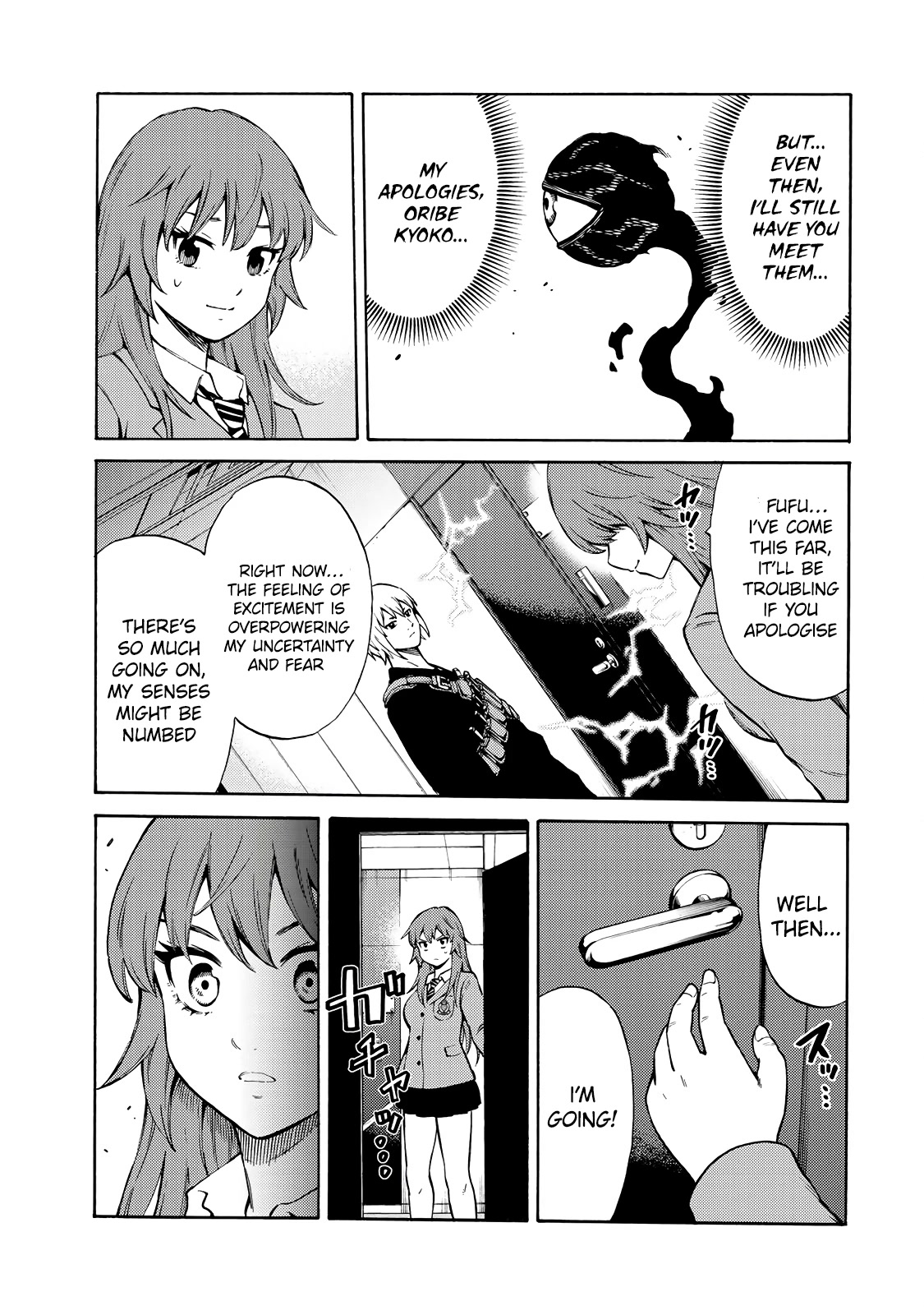 Tenkuu Shinpan Arrive Chapter 40 page 13 - Chapter 40: On the Borderline