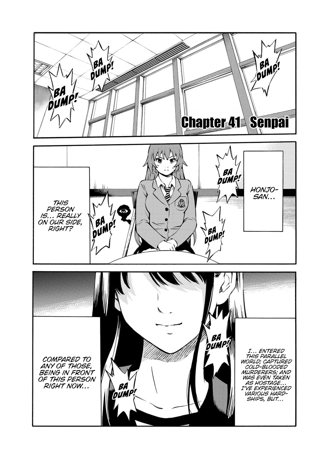 Tenkuu Shinpan Arrive Chapter 41 page 2 - Chapter 41: Senpai