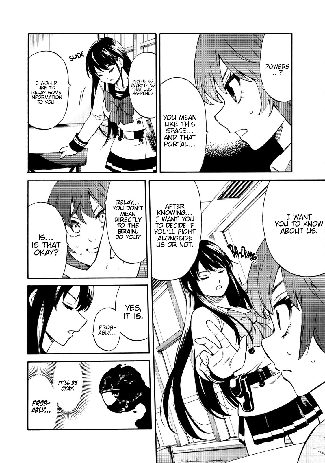 Tenkuu Shinpan Arrive Chapter 41 page 6 - Chapter 41: Senpai