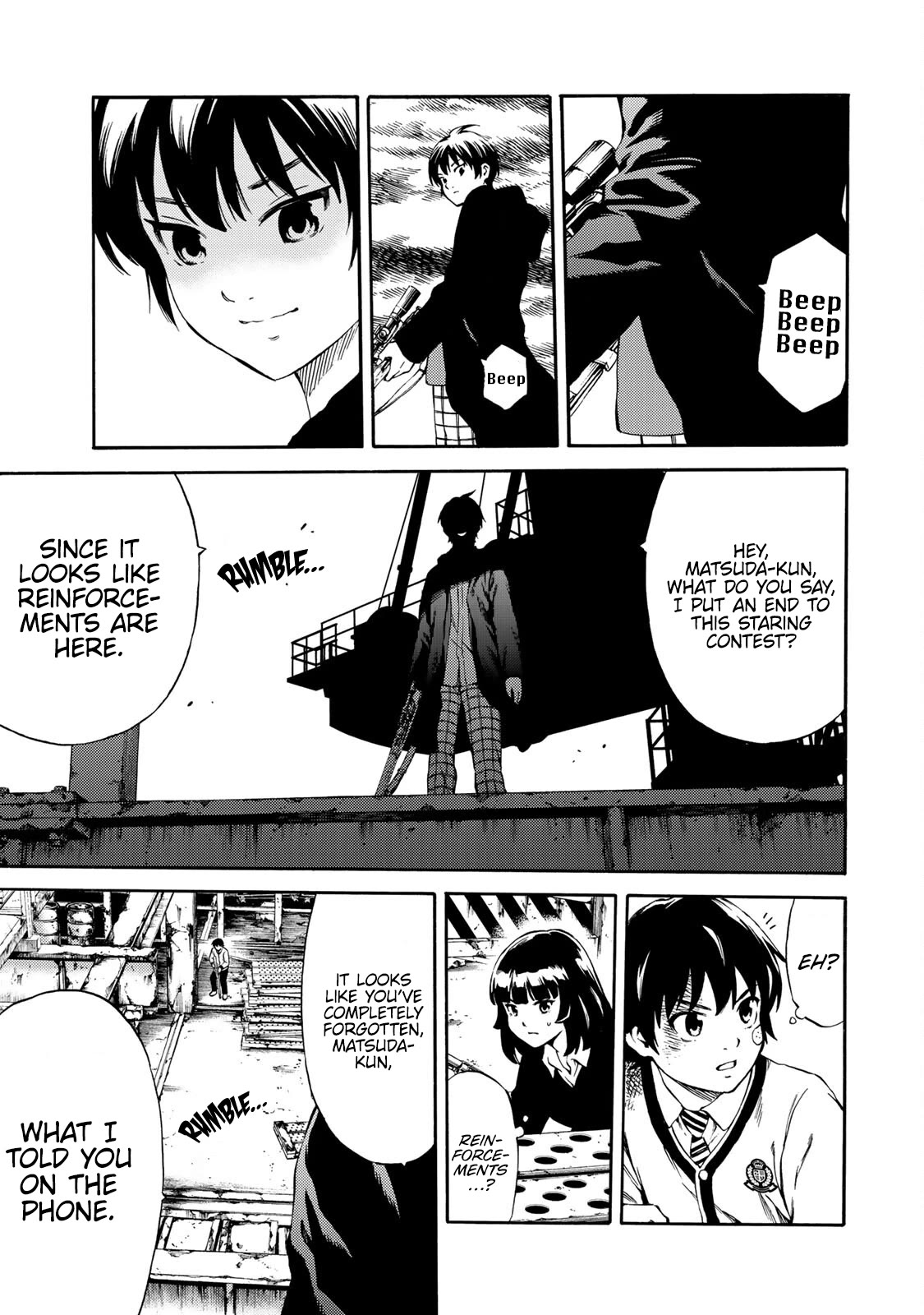 Tenkuu Shinpan Arrive Chapter 42 page 8 - Chapter 42: That's me~ That's me~