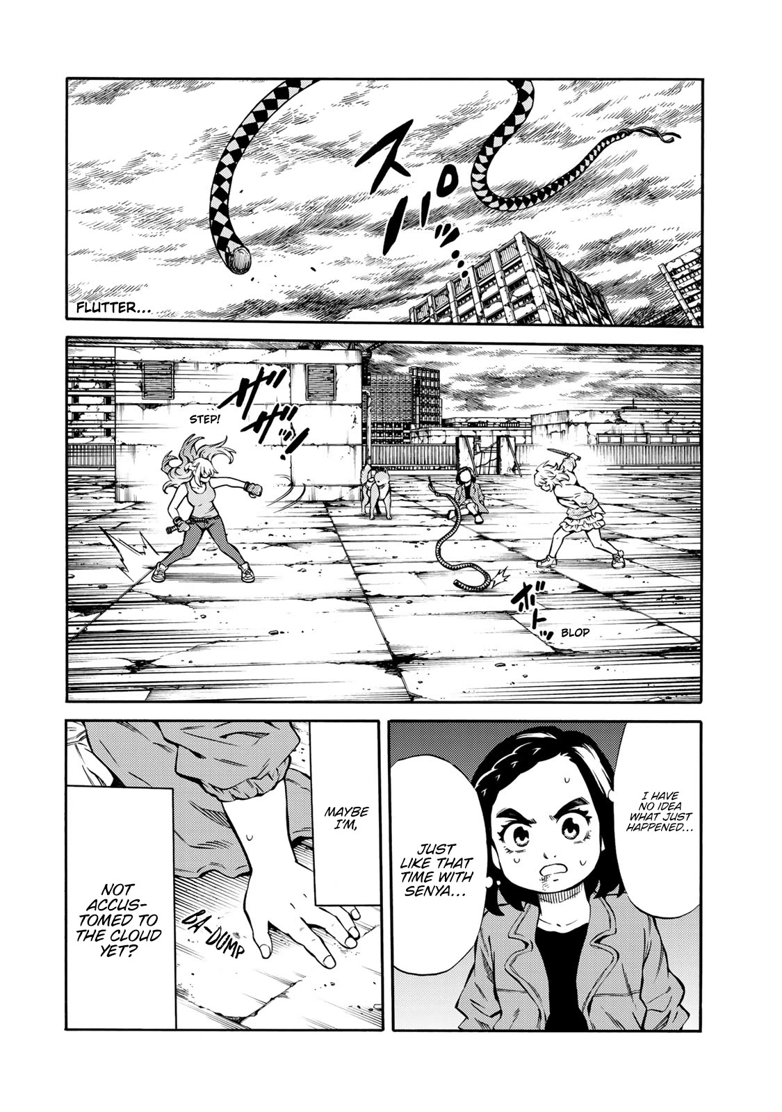 Tenkuu Shinpan Arrive Chapter 47 page 11 - Chapter 47: Although You've Forgotten Your Name