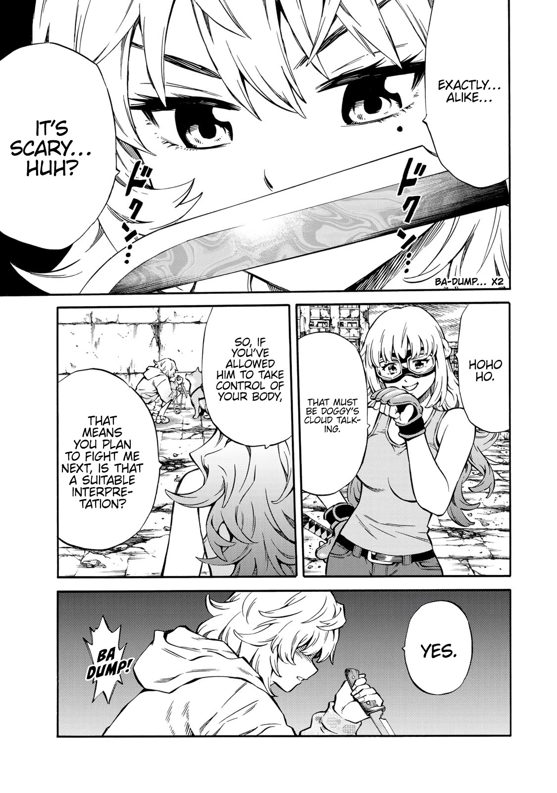 Tenkuu Shinpan Arrive Chapter 47 page 4 - Chapter 47: Although You've Forgotten Your Name