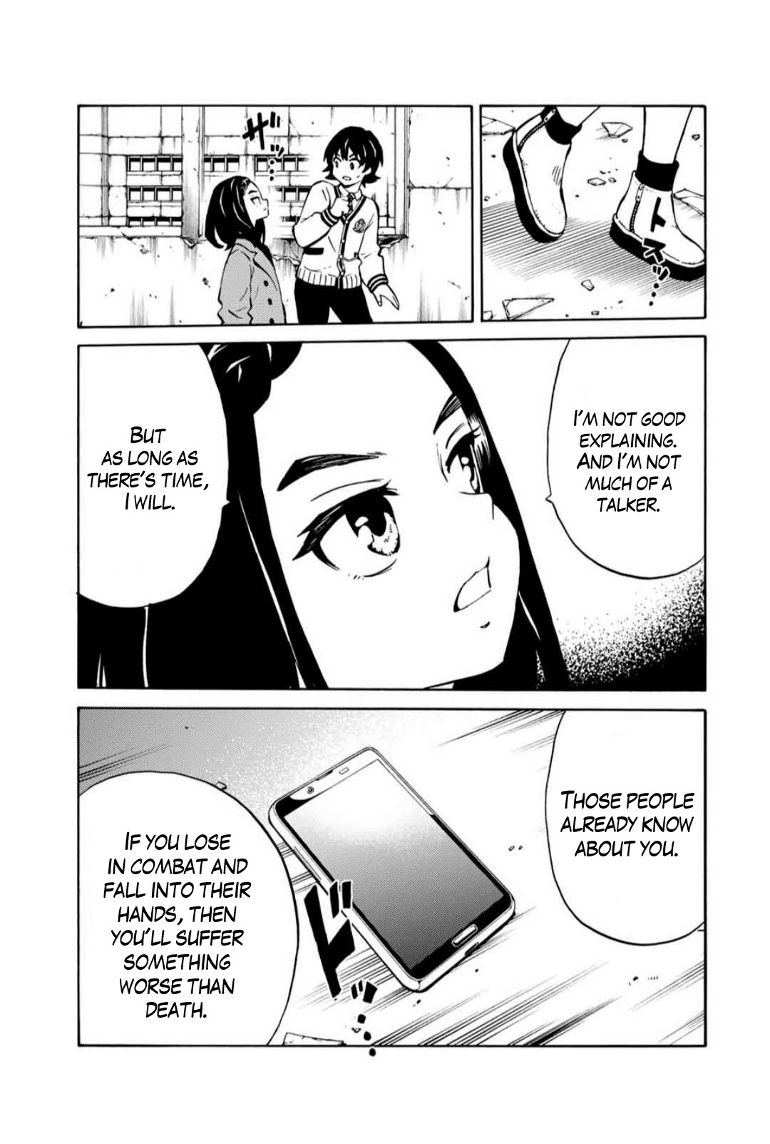 Tenkuu Shinpan Arrive Chapter 5 page 11 - Chapter 5: I'm not much of a talker