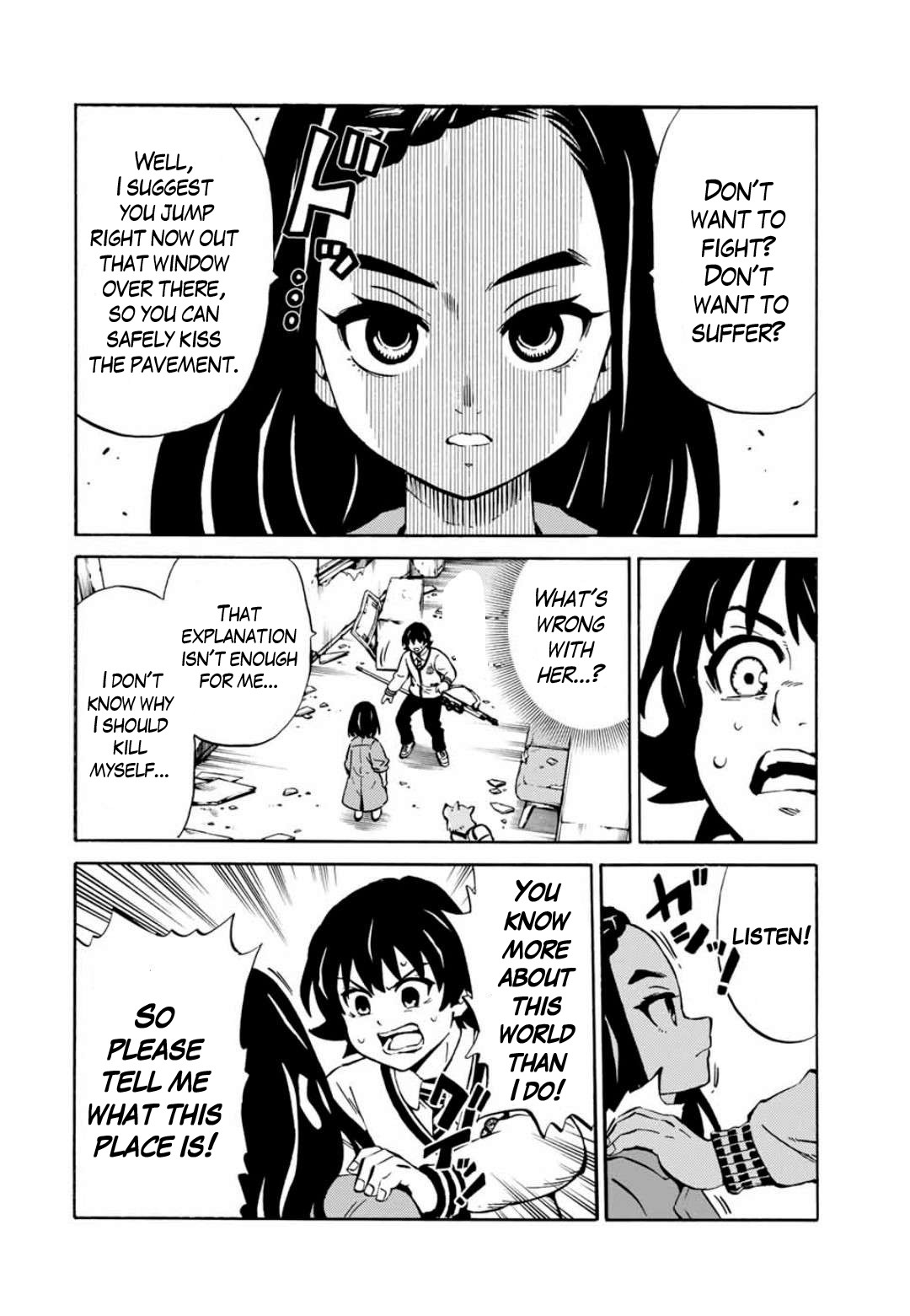 Tenkuu Shinpan Arrive Chapter 5 page 12 - Chapter 5: I'm not much of a talker