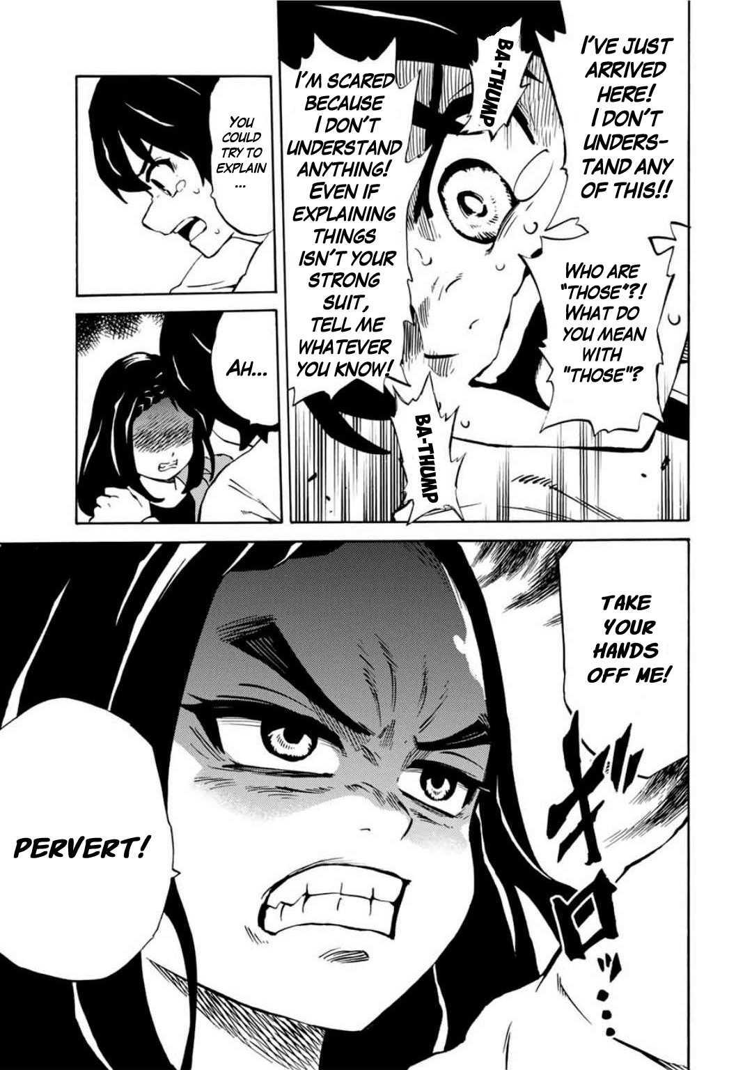 Tenkuu Shinpan Arrive Chapter 5 page 13 - Chapter 5: I'm not much of a talker