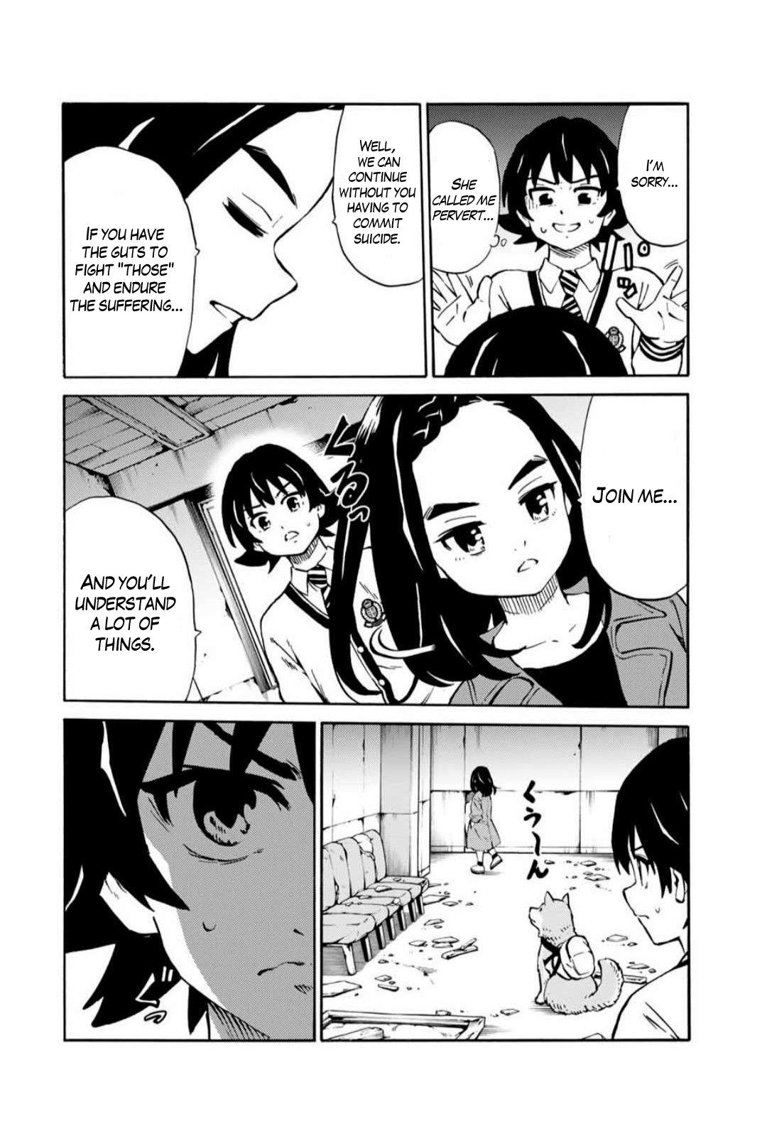 Tenkuu Shinpan Arrive Chapter 5 page 14 - Chapter 5: I'm not much of a talker