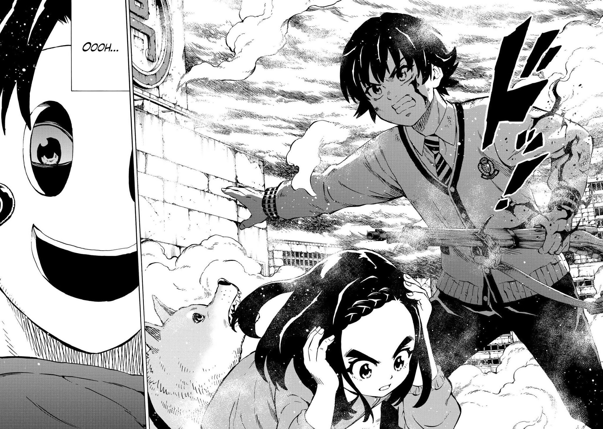 Tenkuu Shinpan Arrive Chapter 8 page 4 - Chapter 8: In a Parallel World?
