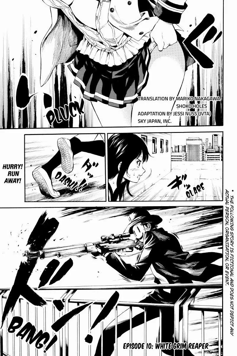 Tenkuu Shinpan Chapter 10 page 1 - Chapter 10: White Grim Reaper