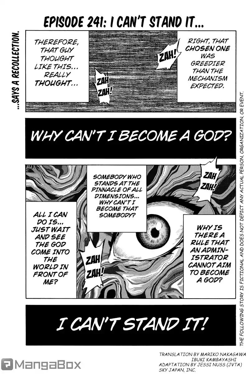 Tenkuu Shinpan Chapter 241 page 1 - Chapter 241: I Can't Stand It...