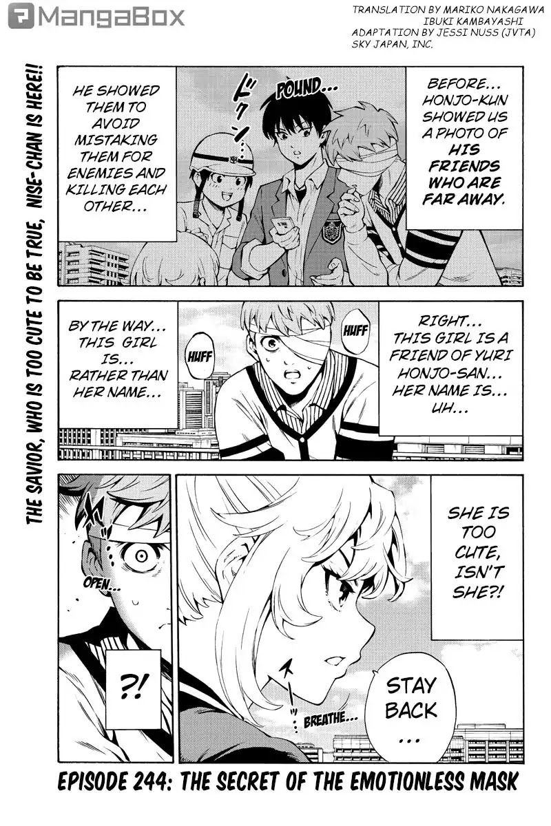 Tenkuu Shinpan Chapter 244 page 1 - Chapter 244: The Secret of The Emotionless Mask