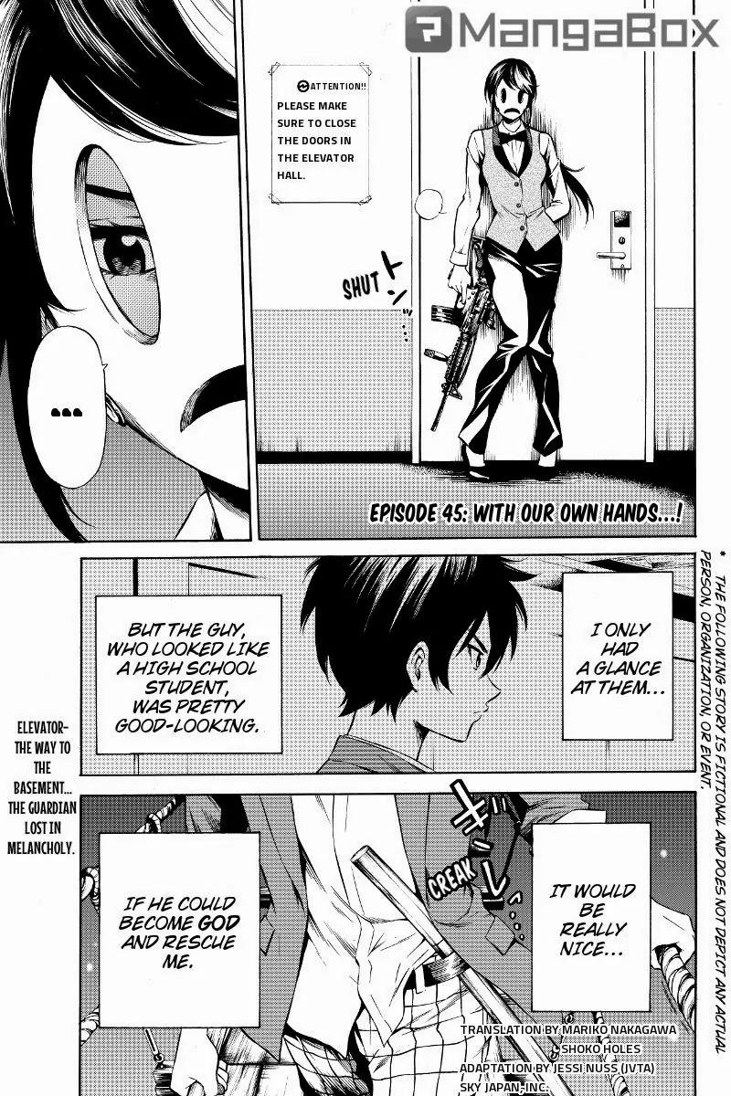 Tenkuu Shinpan Chapter 45 page 1 - Chapter 45: With Our Own Hands!
