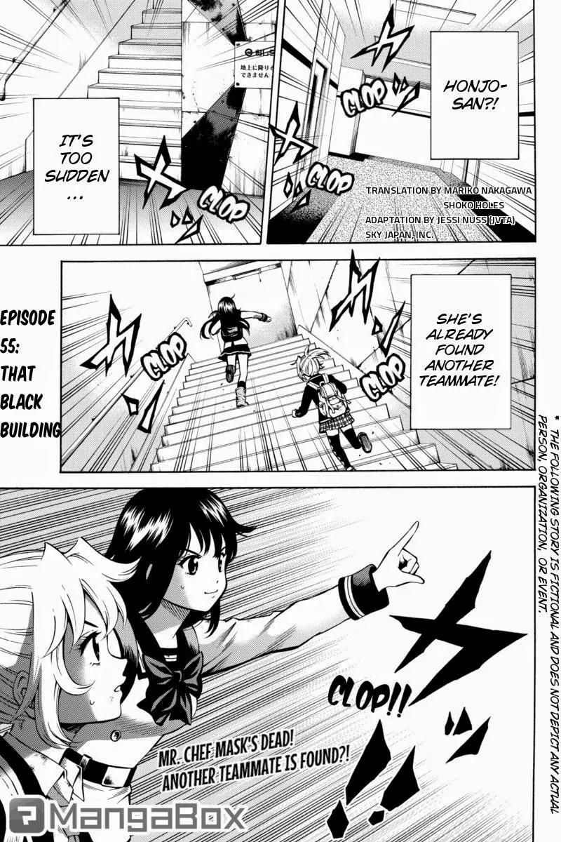 Tenkuu Shinpan Chapter 55 page 1 - Chapter 55: That Black Building