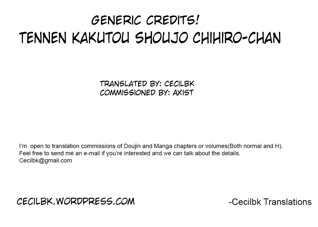 Tennen Kakutou Shoujo Chihiro-chan Chapter 20 page 29 - Chapter 20