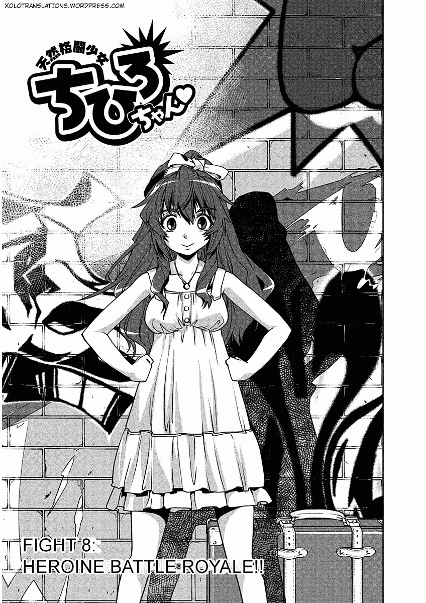Tennen Kakutou Shoujo Chihiro-chan Chapter 8 page 1 - Chapter 8: Heroine Battle Royale