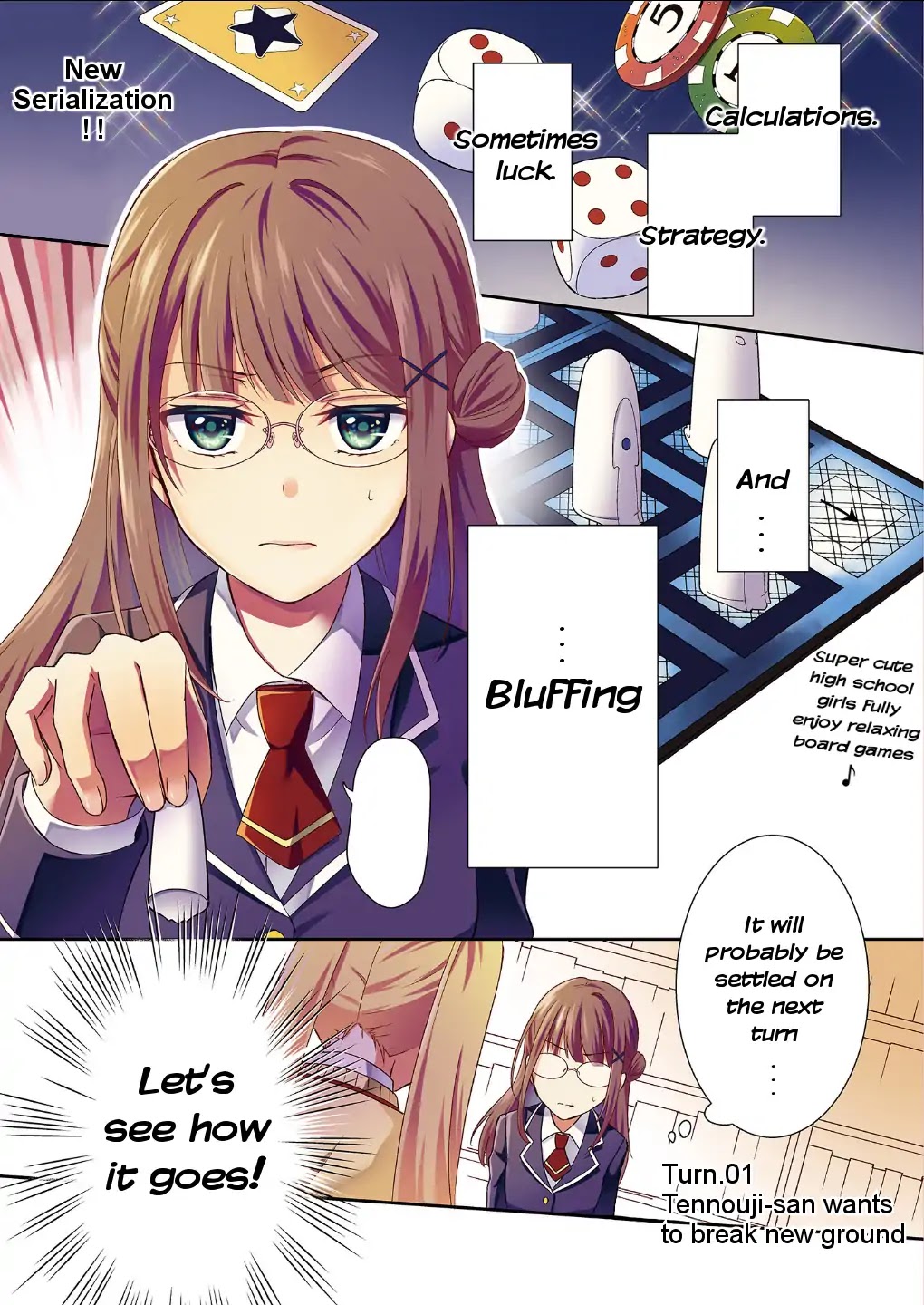 Tennouji-San Wants to Play Boardgames Chapter 1 page 2 - Chapter 1: Tennouji-san wants to break new ground