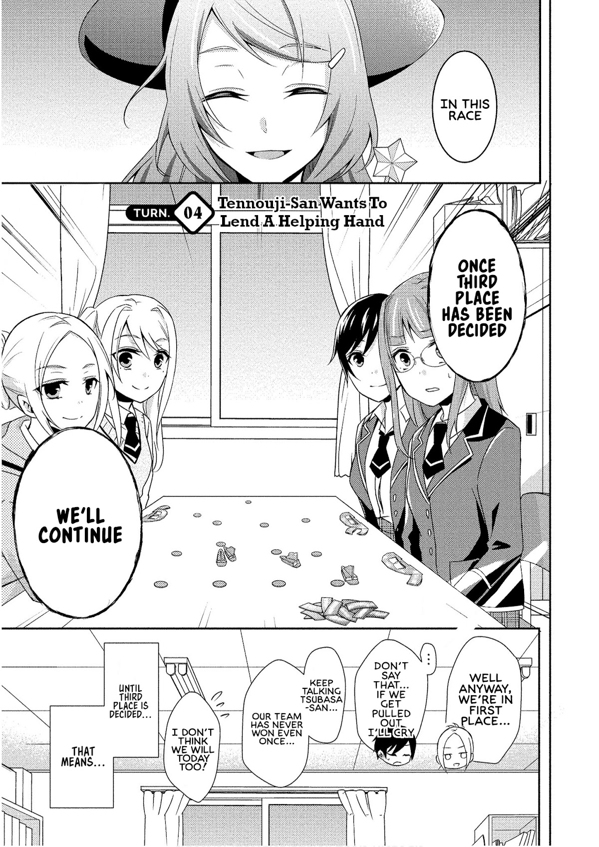 Tennouji-San Wants to Play Boardgames Chapter 4 page 1 - Chapter 4