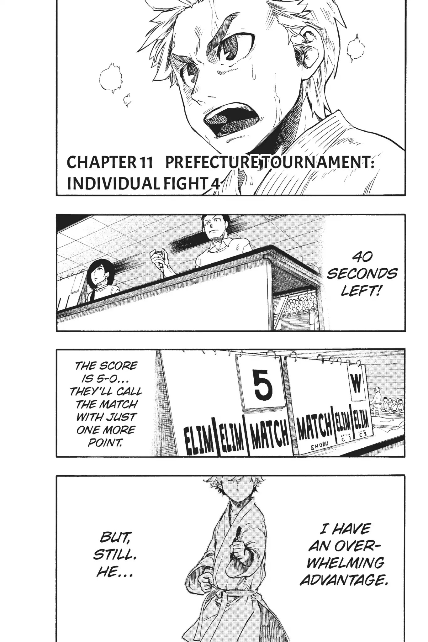 Tenohira no Netsu wo Chapter 11 page 1 - Chapter 11: Prefecture Tournament: Individual Fight 4