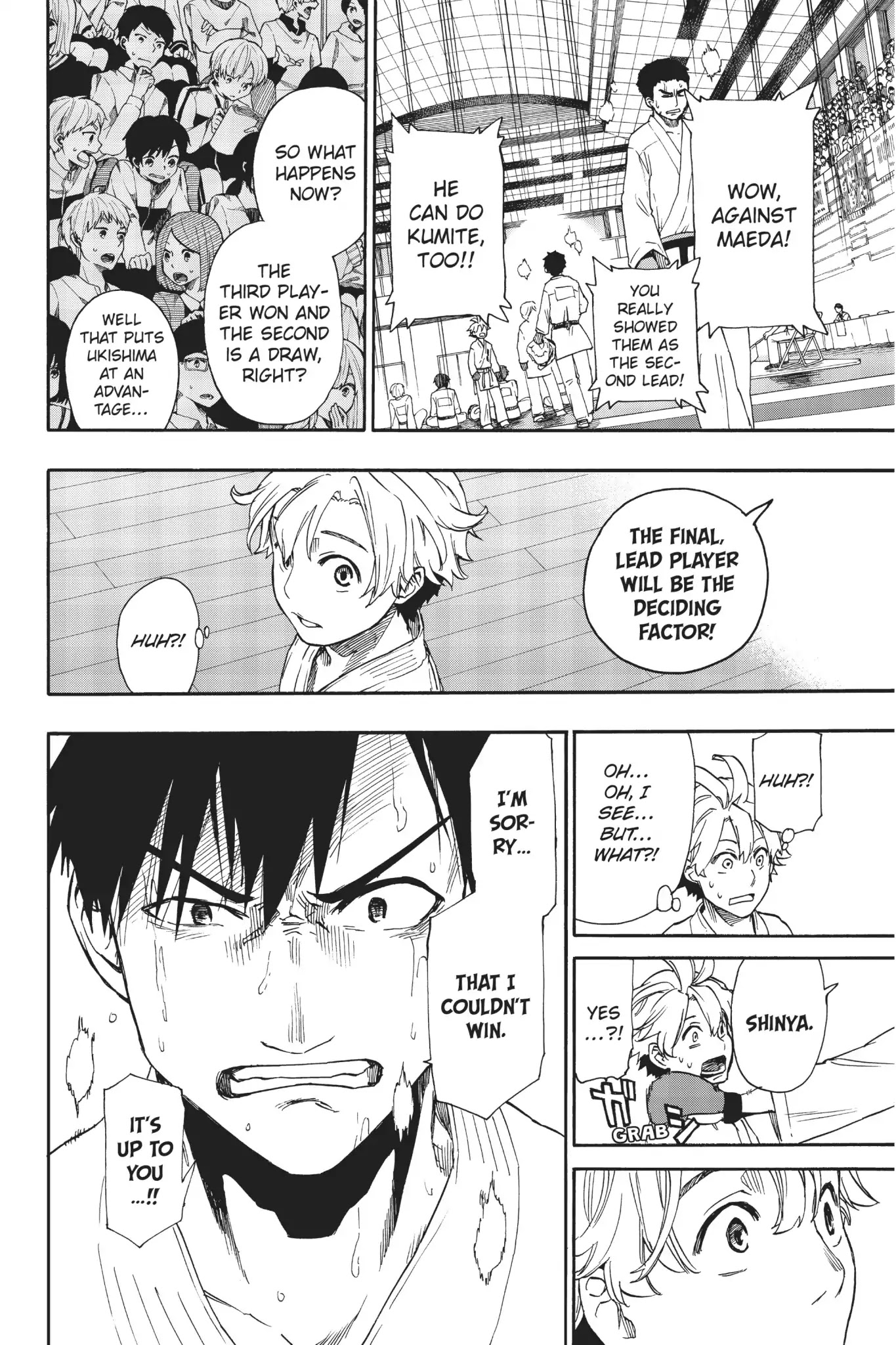 Tenohira no Netsu wo Chapter 14 page 14 - Chapter 14: Prefecture Tournament: Group Fight 1