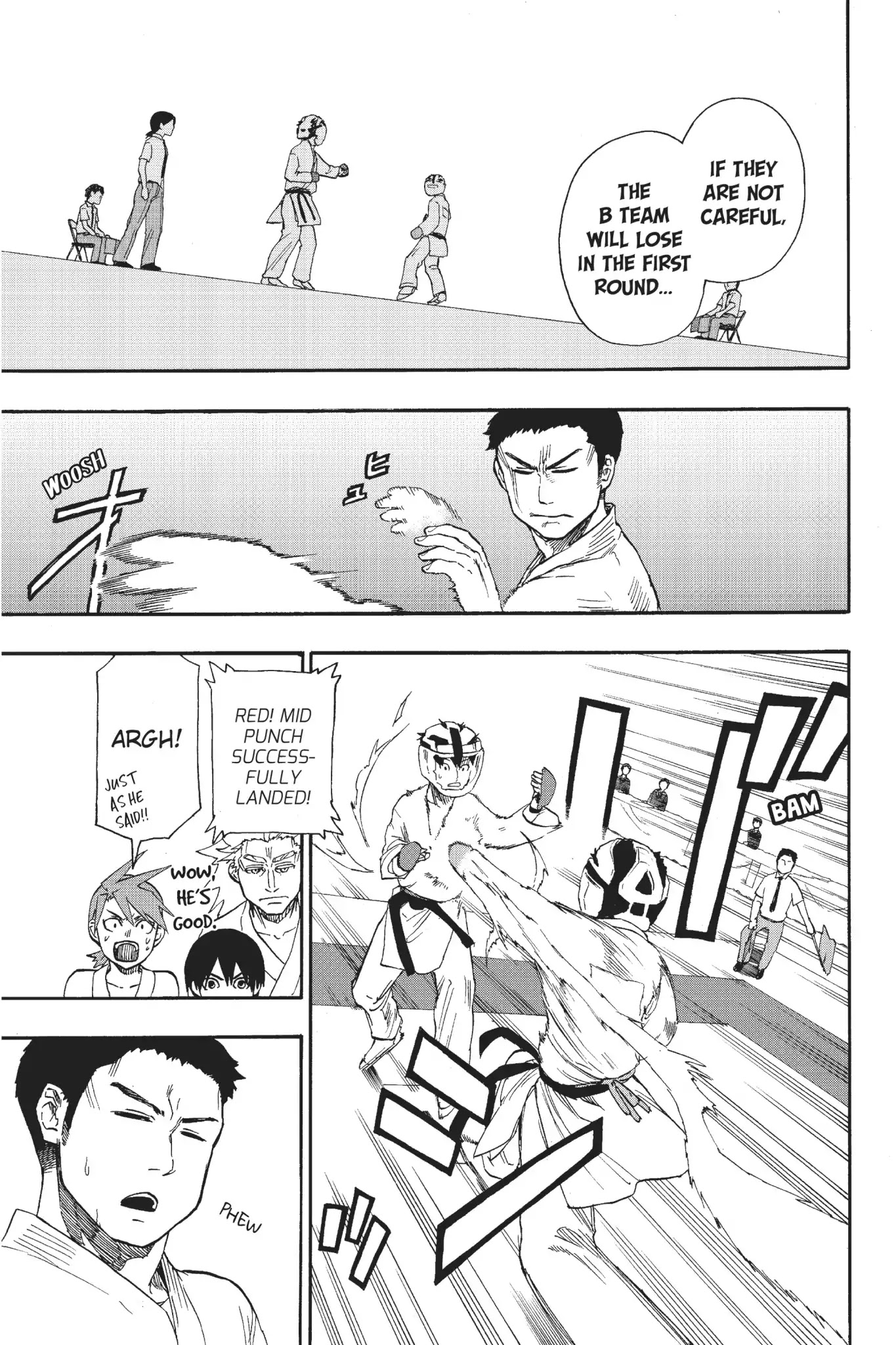 Tenohira no Netsu wo Chapter 14 page 9 - Chapter 14: Prefecture Tournament: Group Fight 1