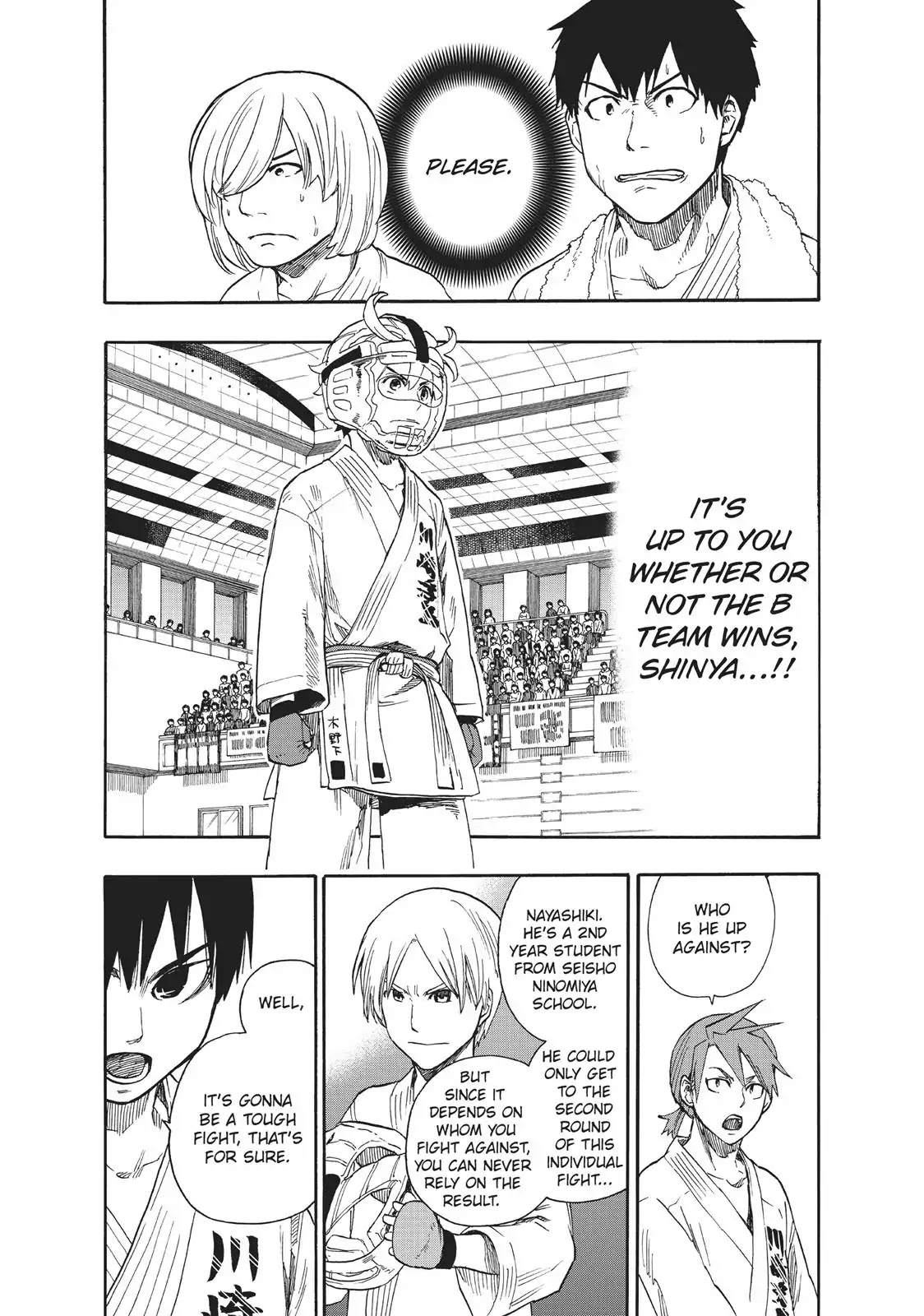 Tenohira no Netsu wo Chapter 15 page 5 - Chapter 15: Prefecture Tournament: Group Fight 2