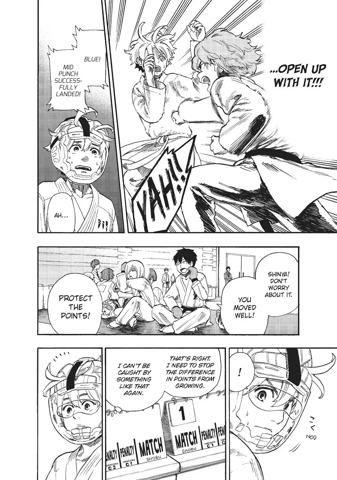 Tenohira no Netsu wo Chapter 16 page 6 - Chapter 16: Prefecture Tournament: Group Fight 3