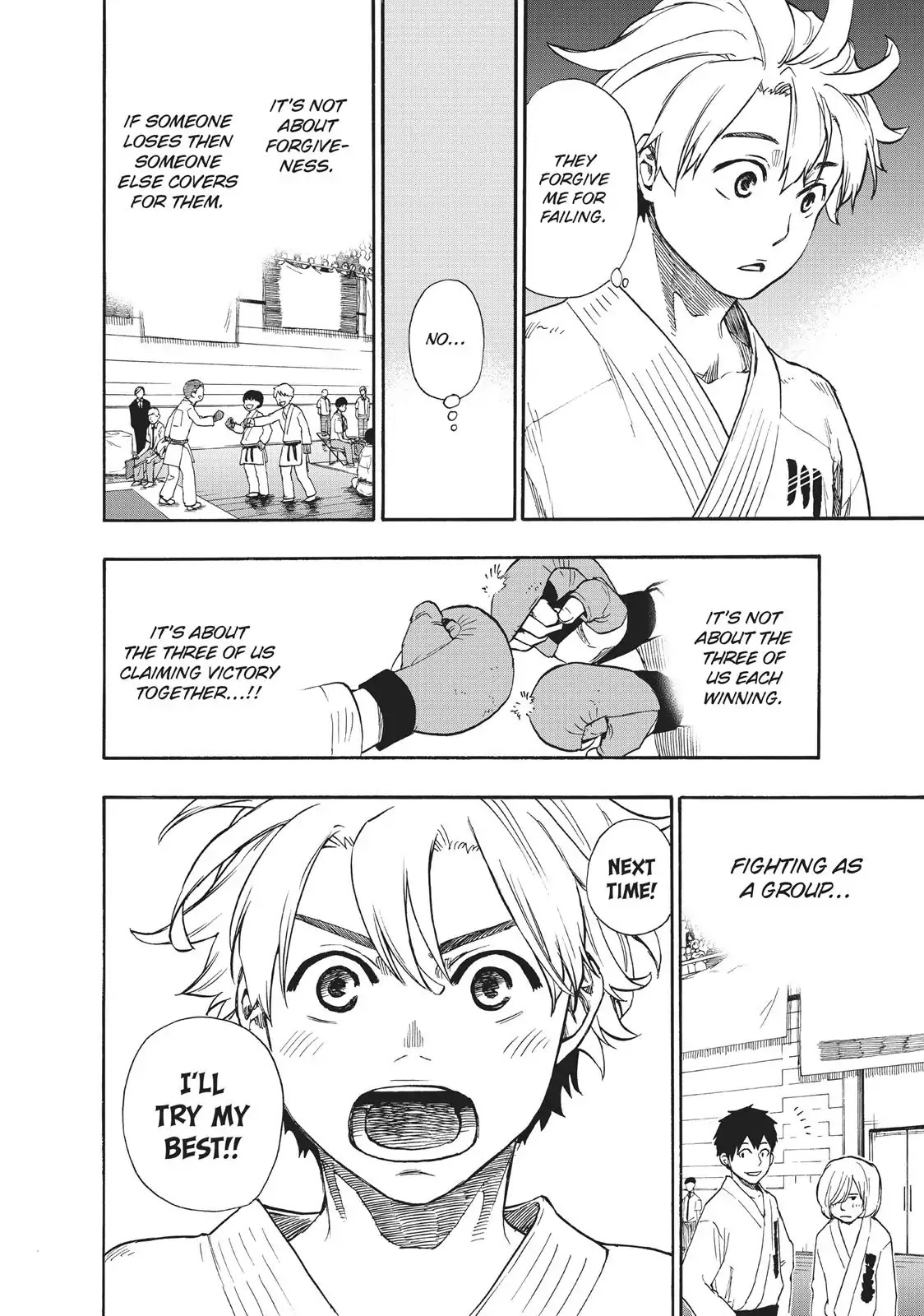 Tenohira no Netsu wo Chapter 17 page 14 - Chapter 17: Prefecture Tournament: Group Fight 4