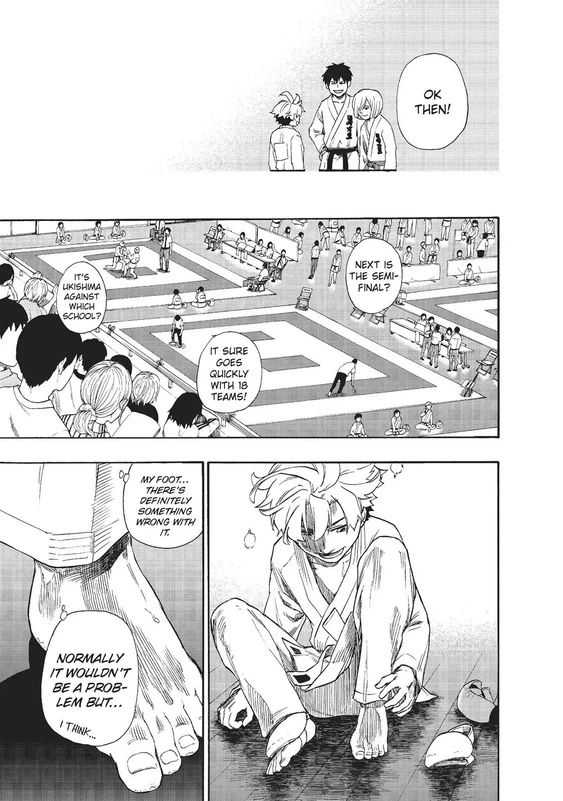 Tenohira no Netsu wo Chapter 17 page 15 - Chapter 17: Prefecture Tournament: Group Fight 4