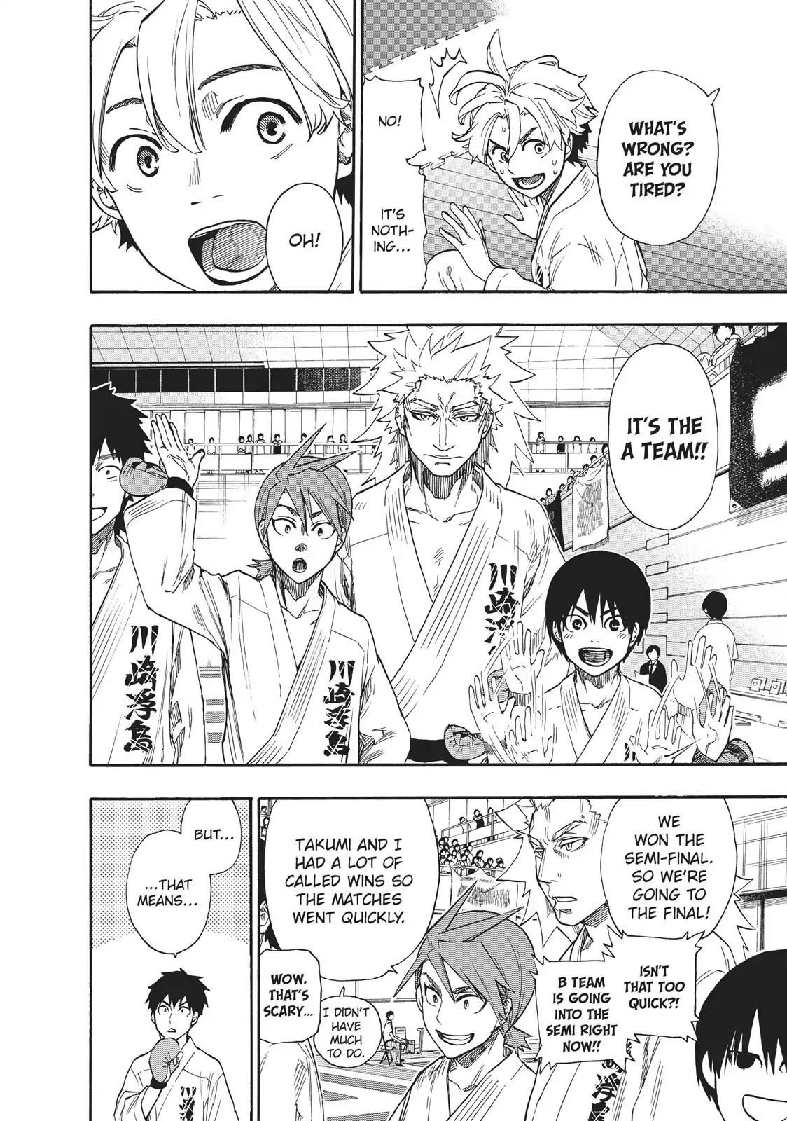 Tenohira no Netsu wo Chapter 17 page 16 - Chapter 17: Prefecture Tournament: Group Fight 4