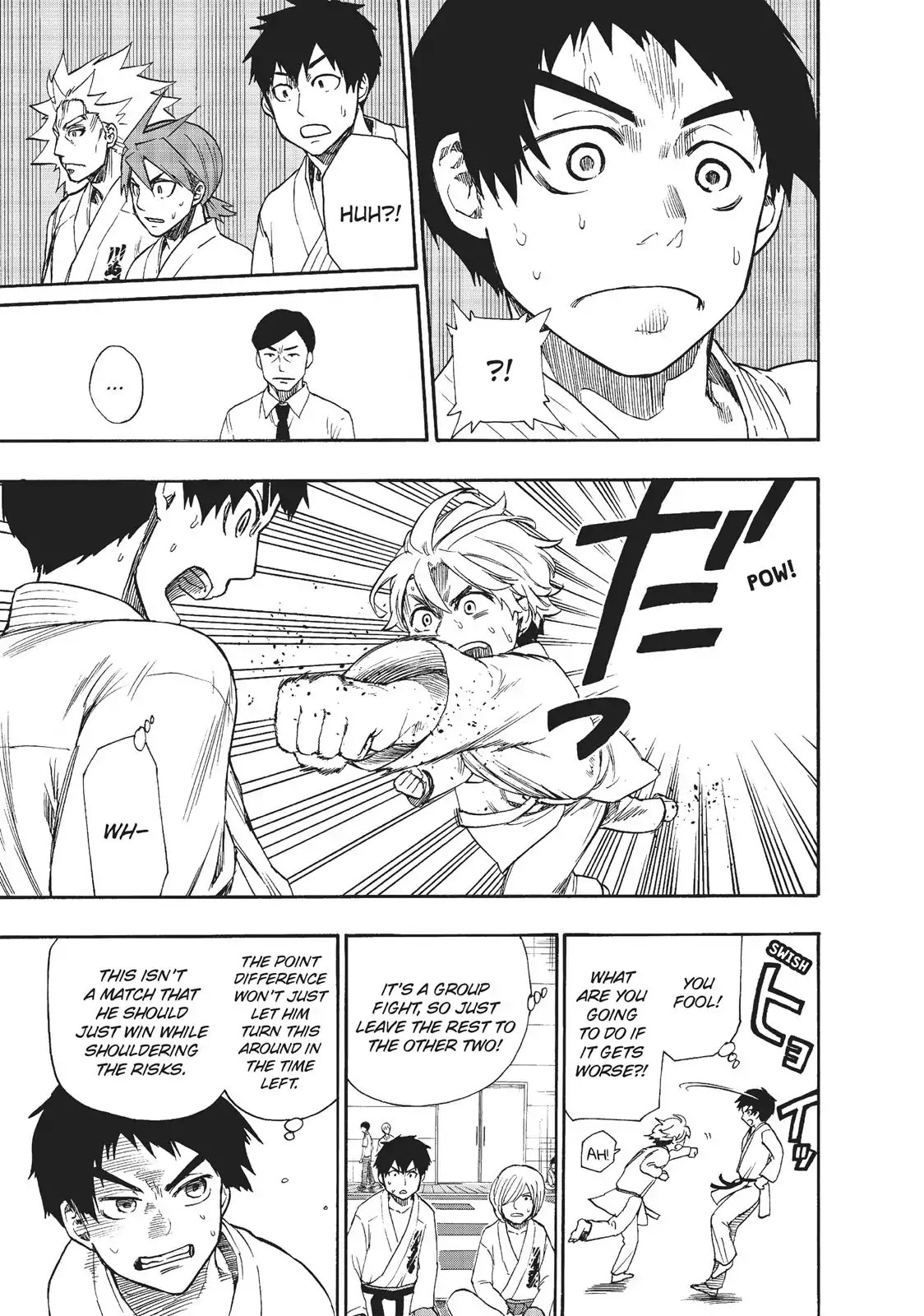 Tenohira no Netsu wo Chapter 18 page 13 - Chapter 18: Prefecture Tournament: Group Fight 5