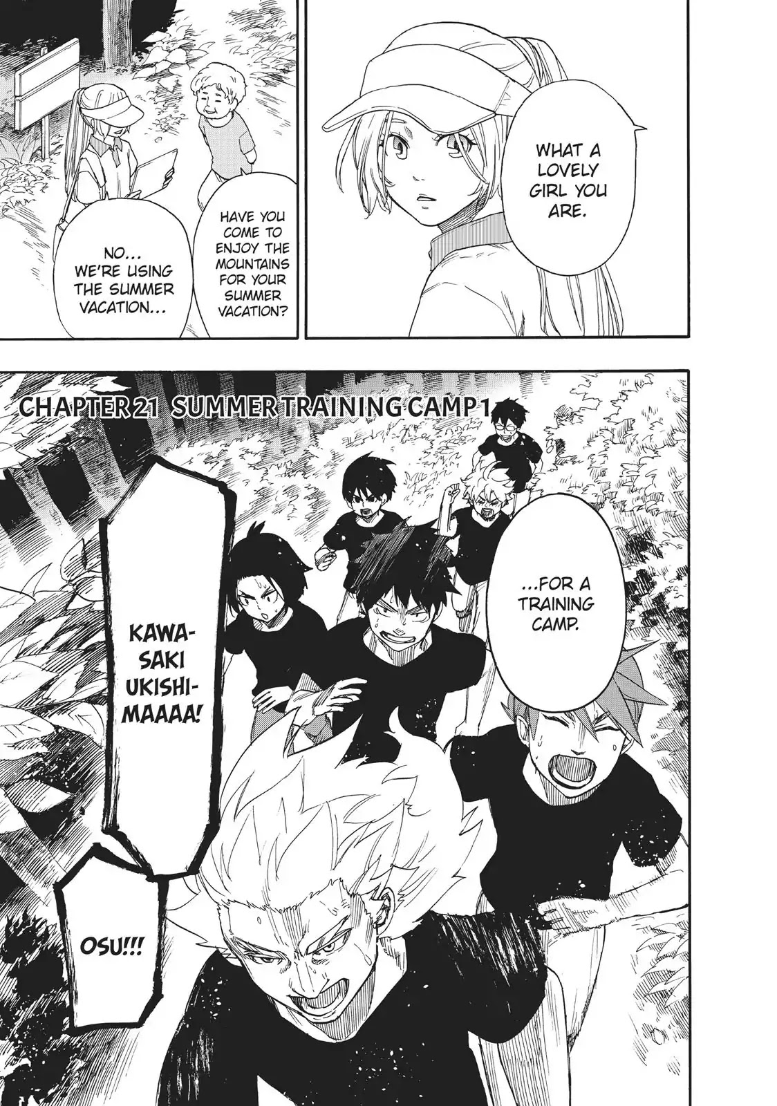 Tenohira no Netsu wo Chapter 21 page 1 - Chapter 21: Summer Training Camp 1