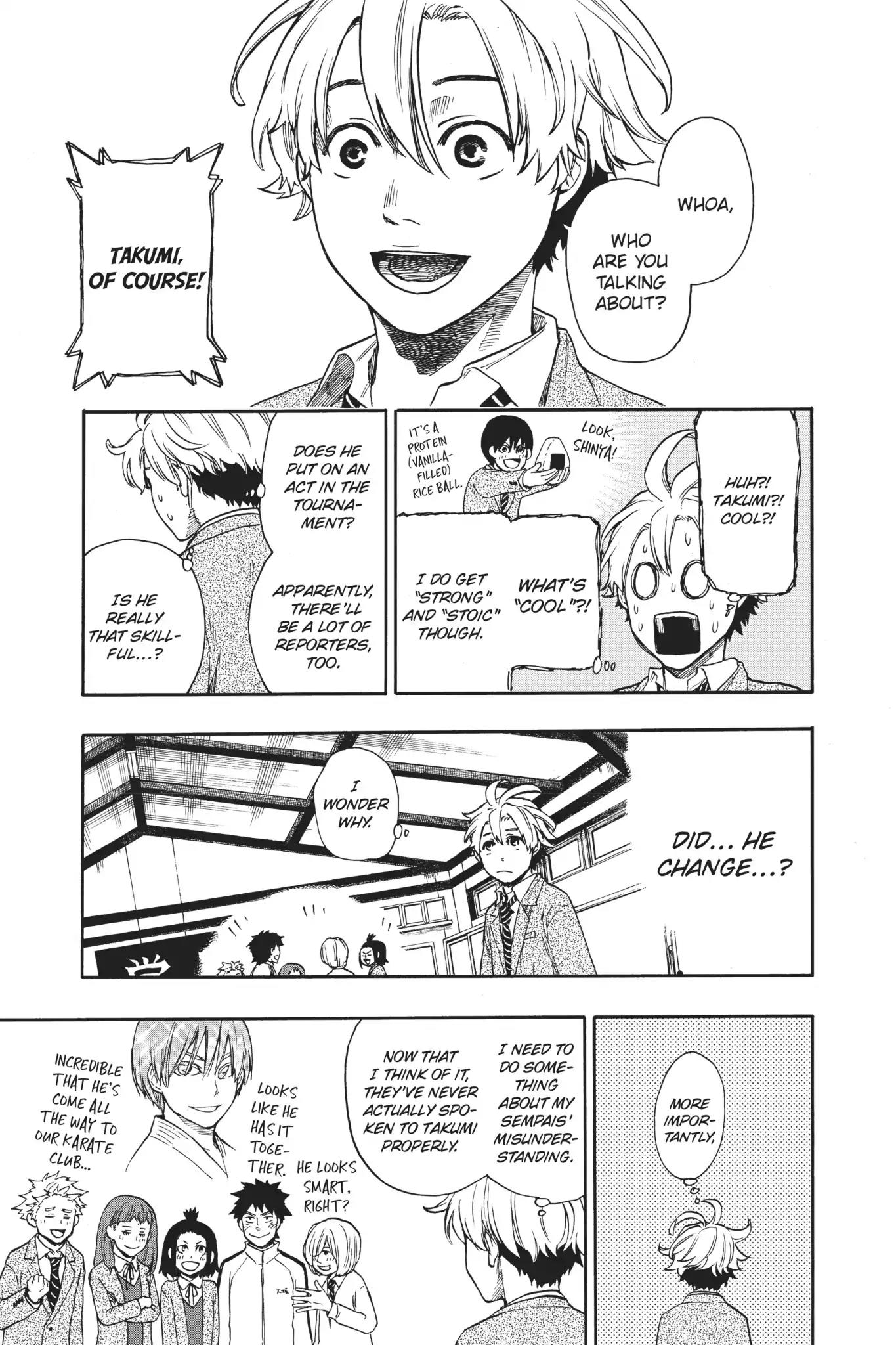 Tenohira no Netsu wo Chapter 4 page 9 - Chapter 4: Club War (Takumi)