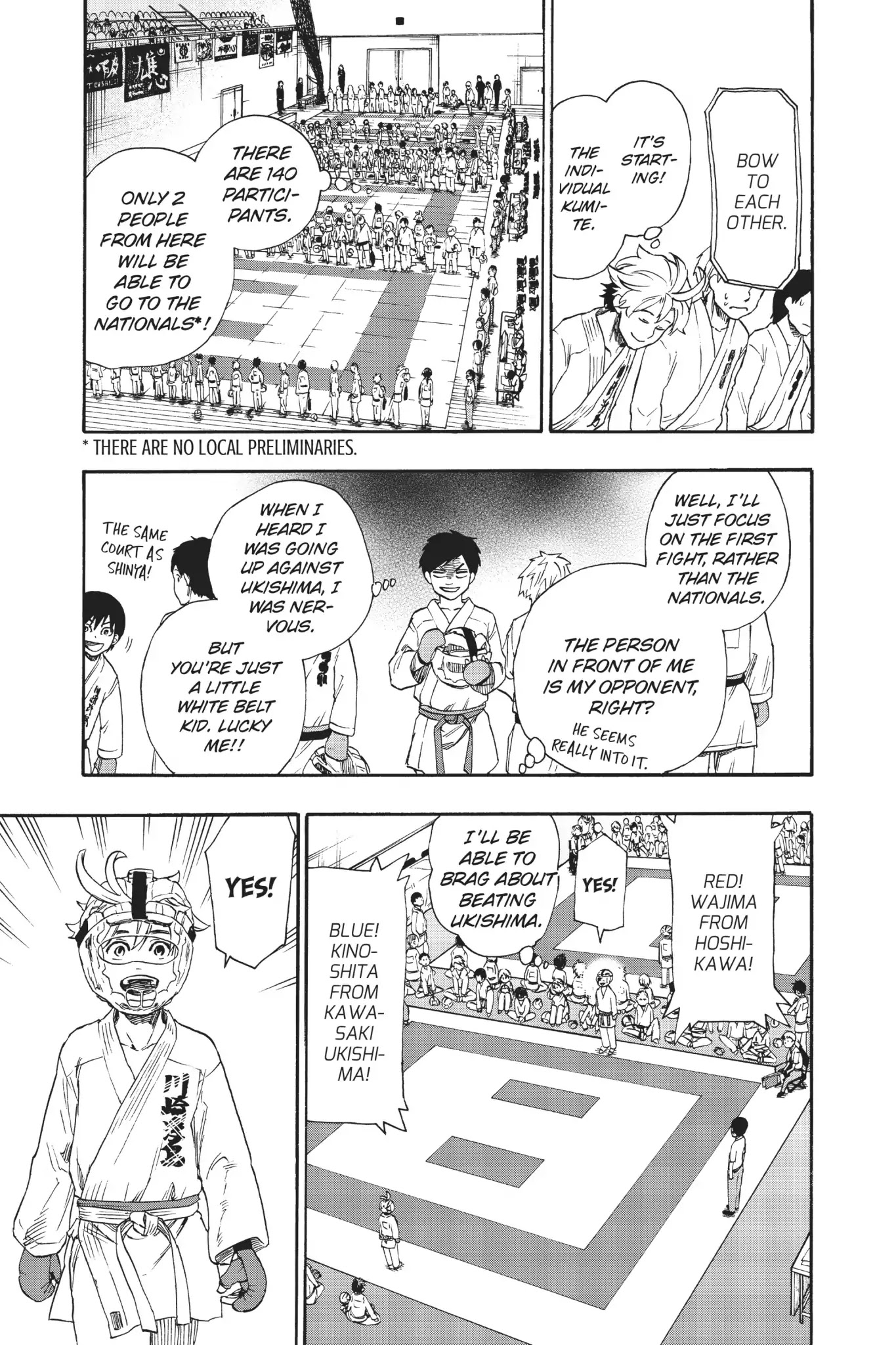 Tenohira no Netsu wo Chapter 8 page 5 - Chapter 8: Prefecture Tournament: Individual Fight 1