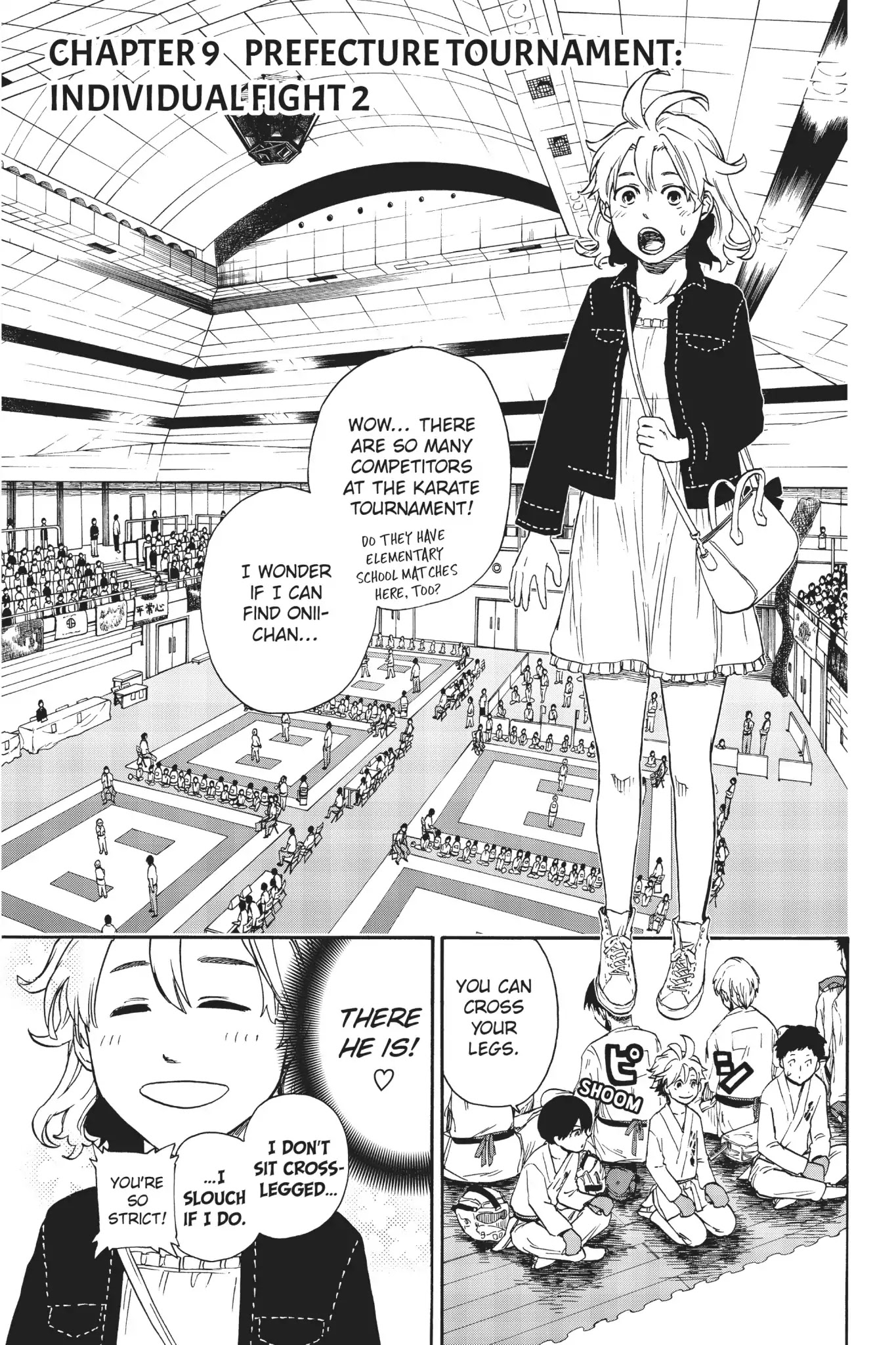 Tenohira no Netsu wo Chapter 9 page 1 - Chapter 9: Prefecture Tournament: Individual Fight 2
